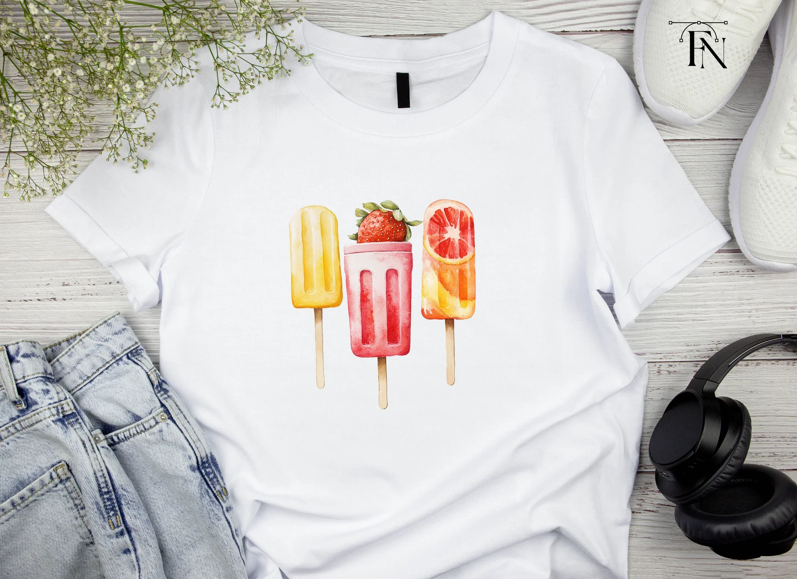 Refreshing Summer Popsicle Clipart Bundle - Image 4