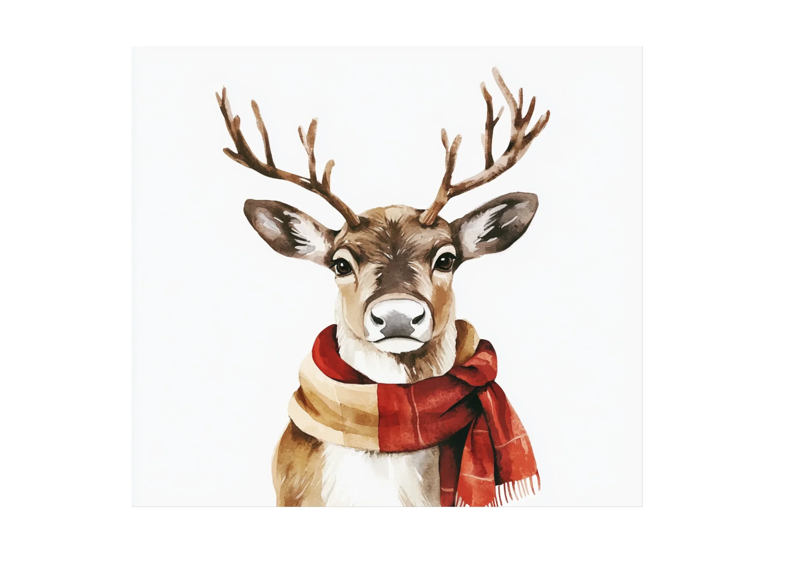 Reindeer With Scarves Clipart Bundle - Image 2