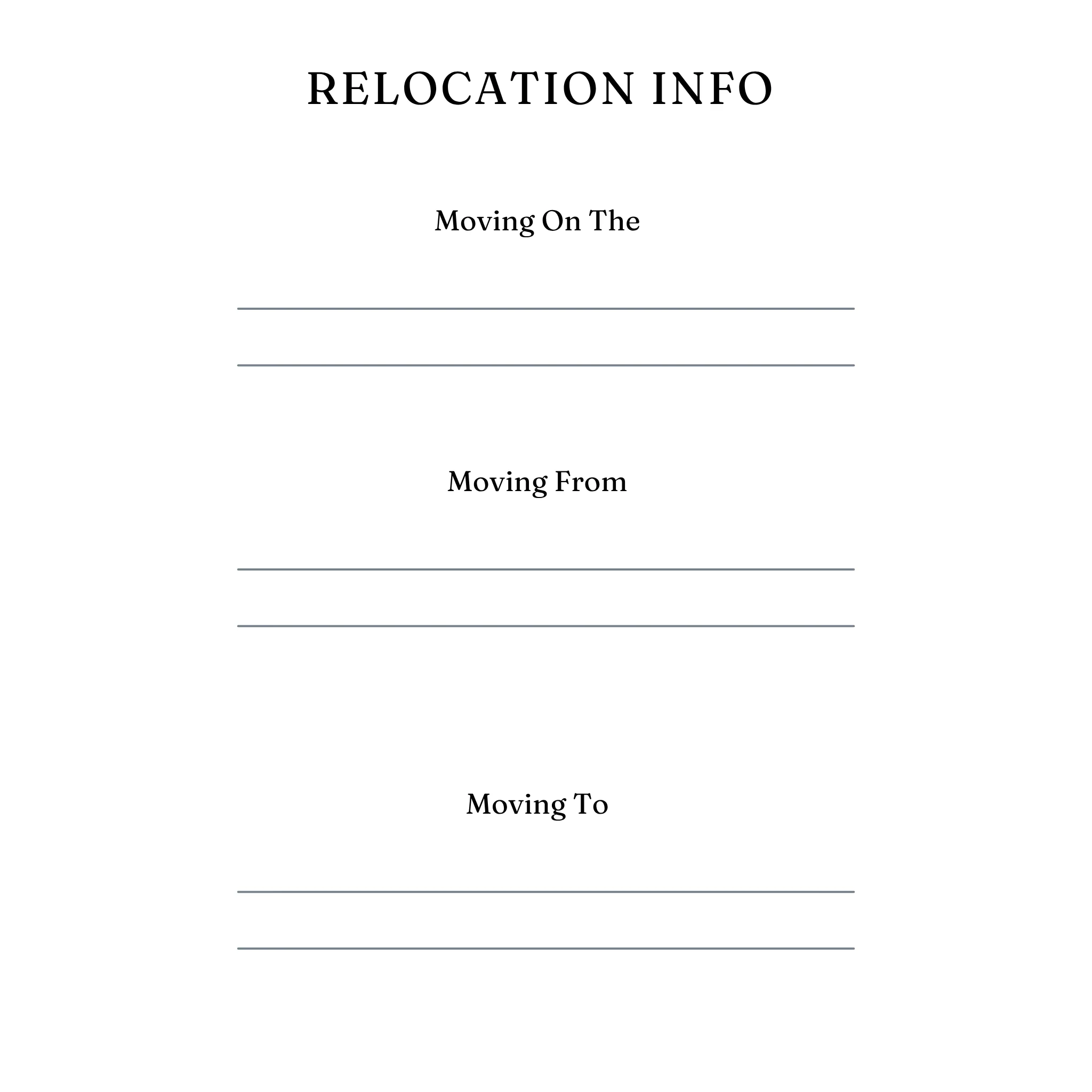 Relocation Planner Bundle - Image 2