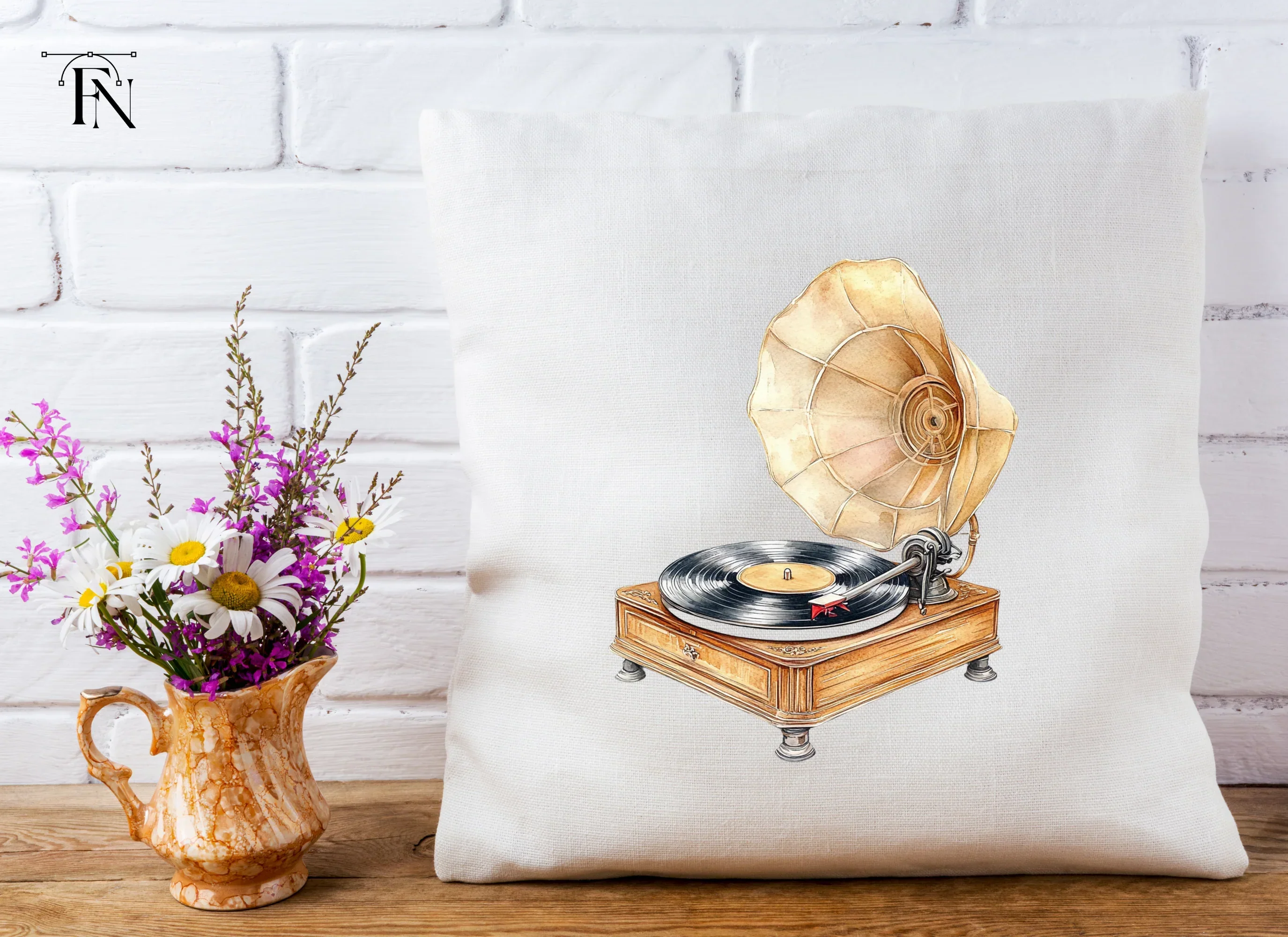 Retro Record Player Clipart Bundle - Image 5