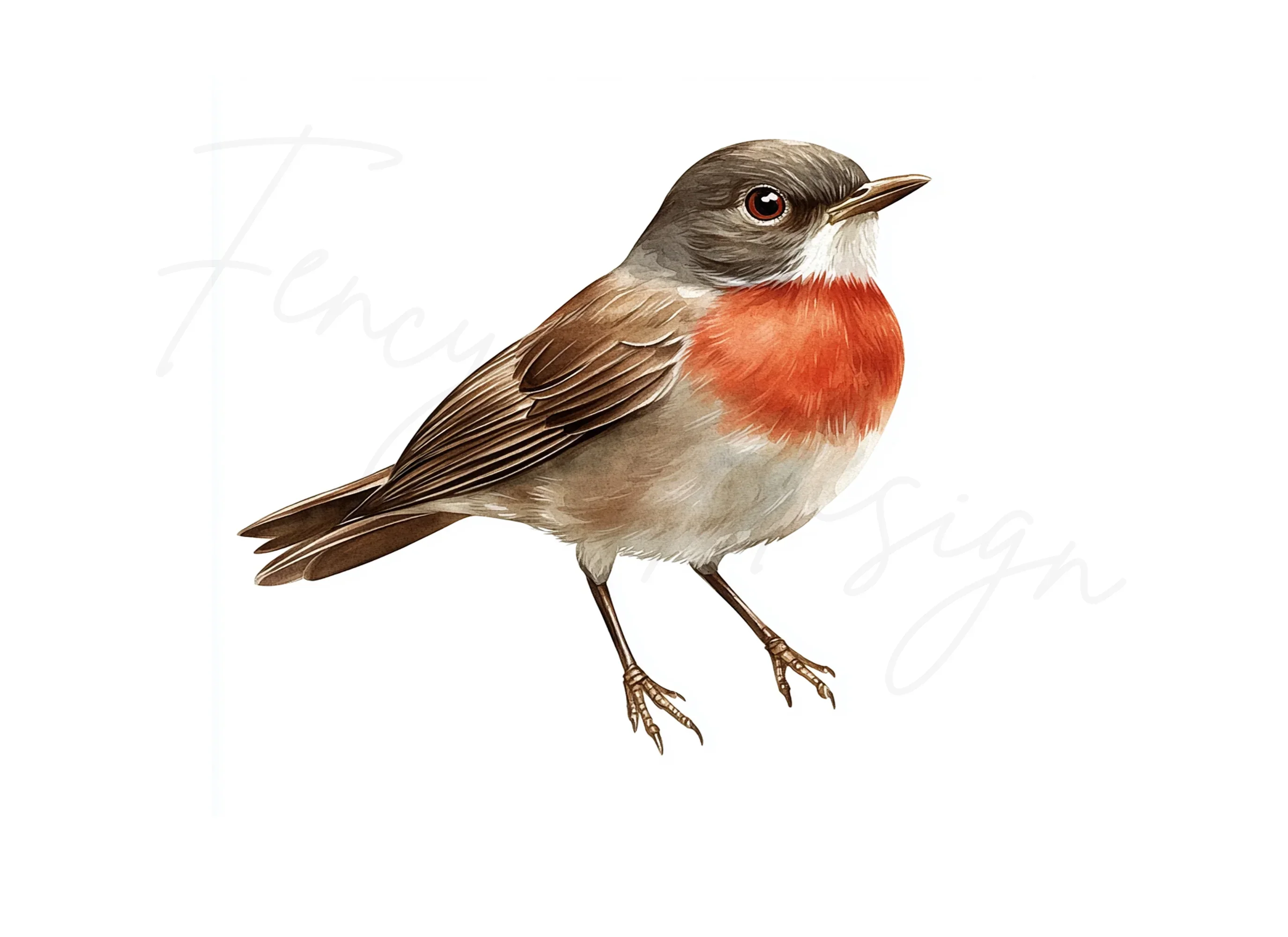 Robin Bird Clipart Bundle - Image 3