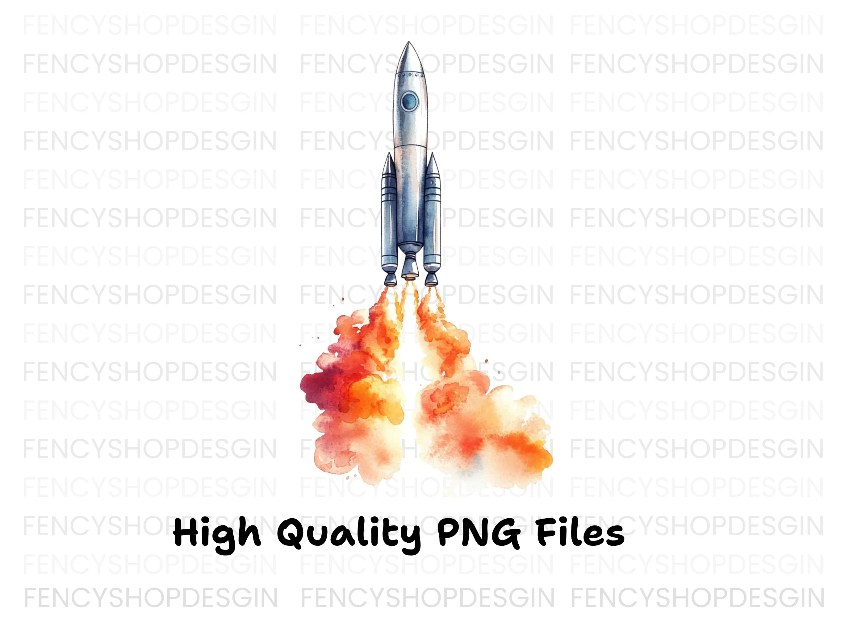 Rocket Launch Clipart Bundle - Image 2
