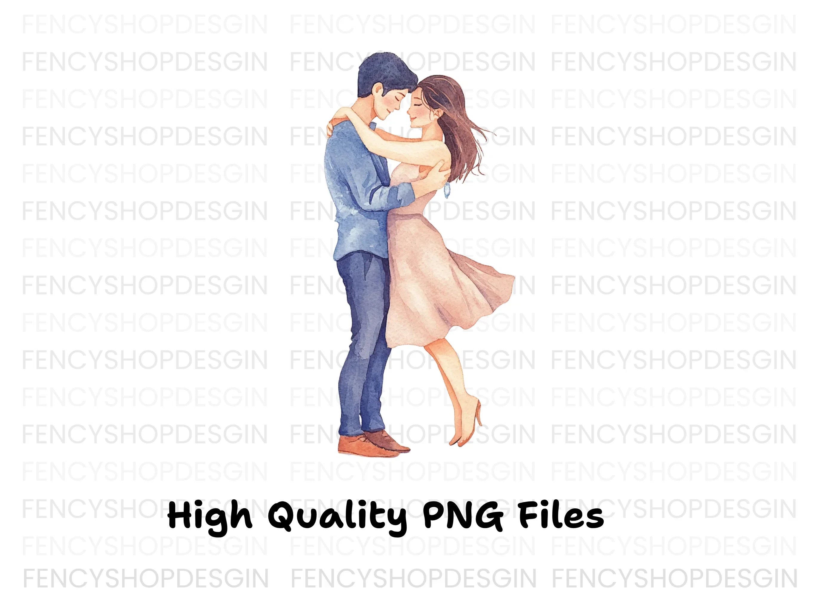 Romantic Couple Clipart Bundle - Image 3