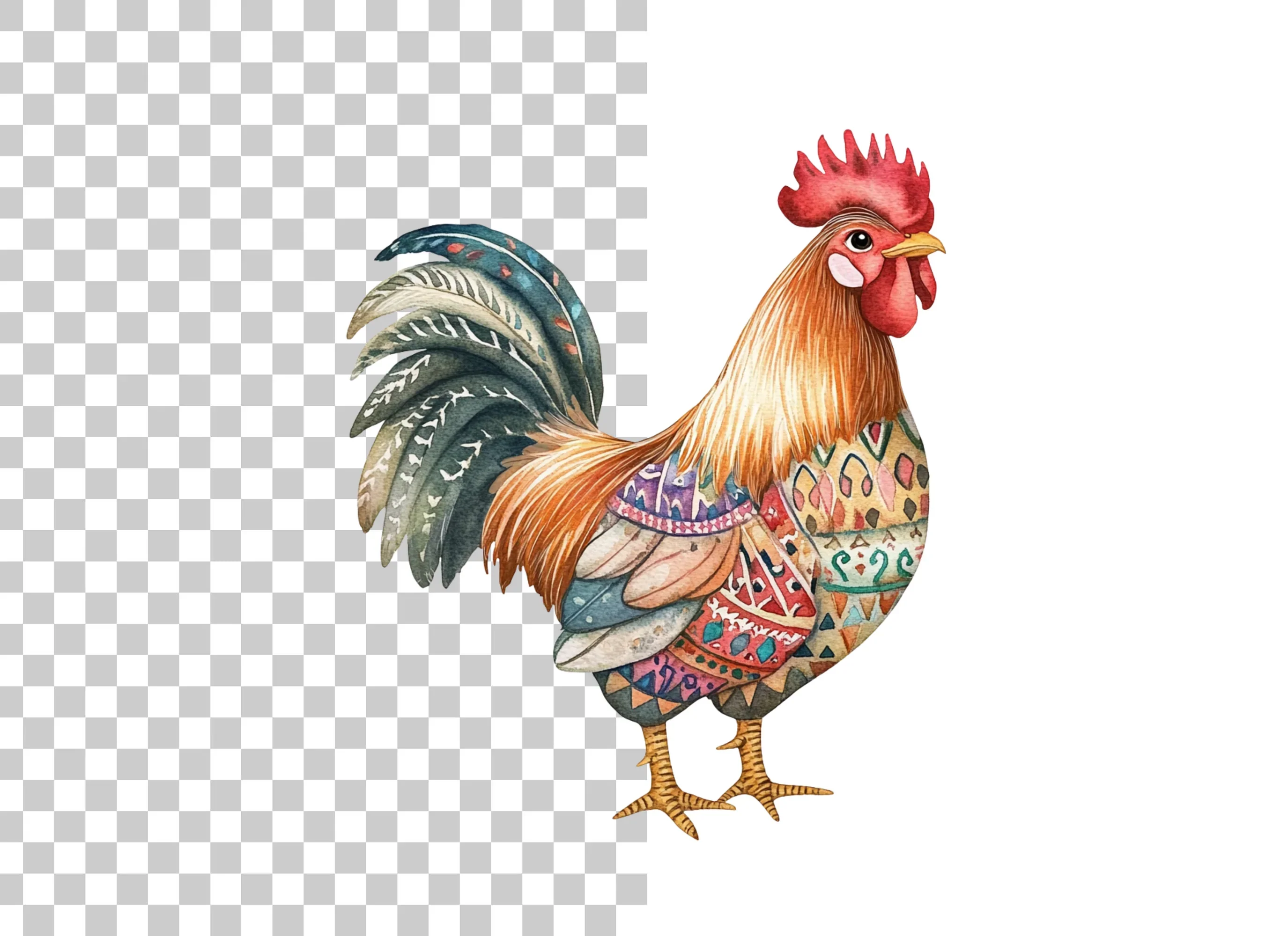 Rooster Clipart Bundle - Image 2