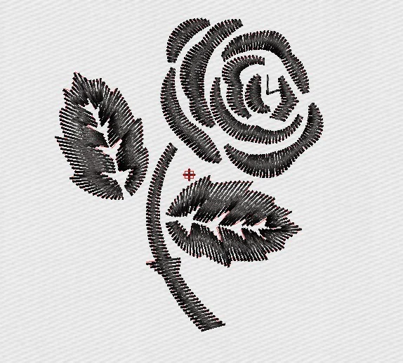 Rose Embroidery Design