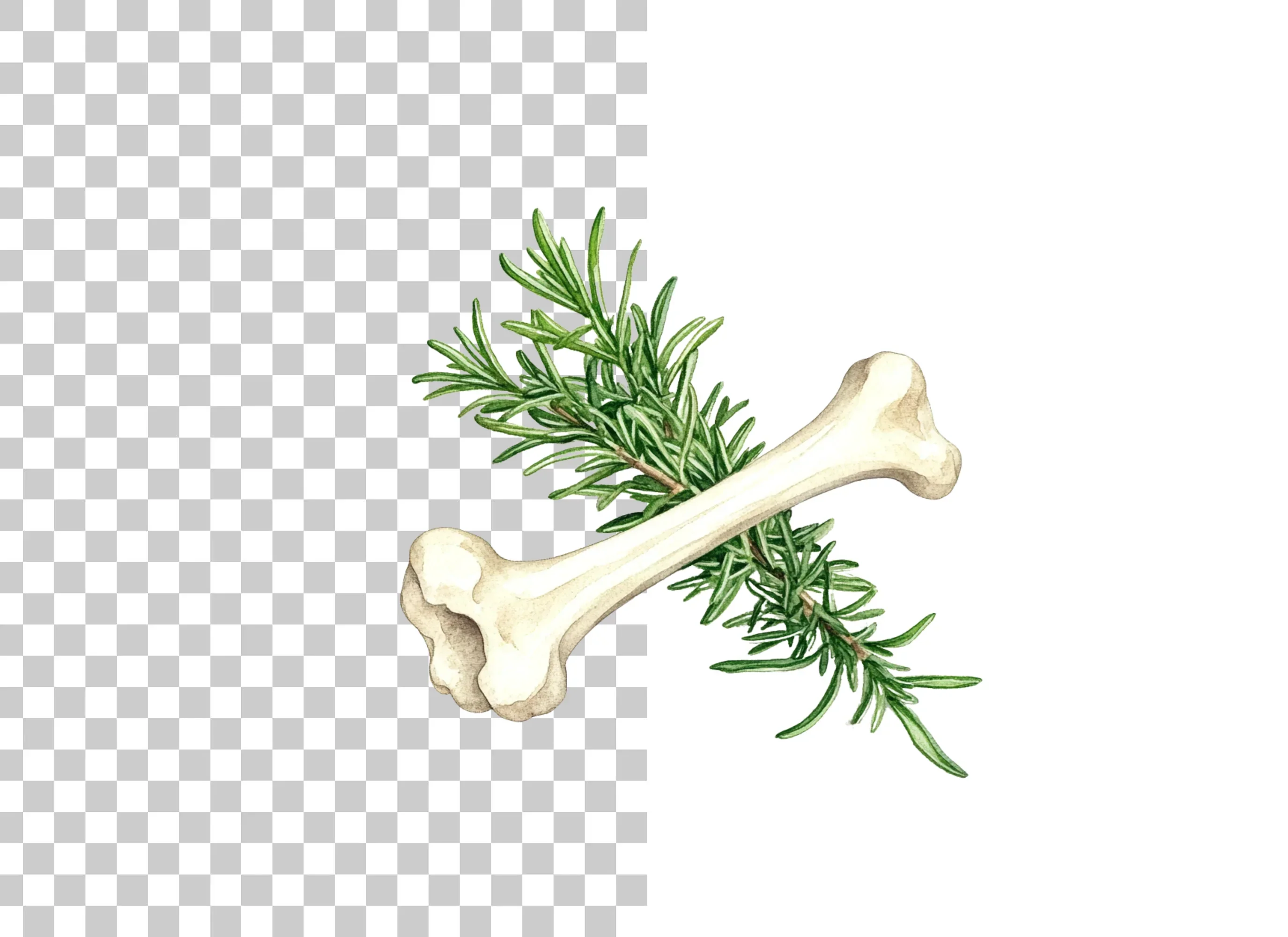 Rosemary and Bone Clipart Bundle - Image 2
