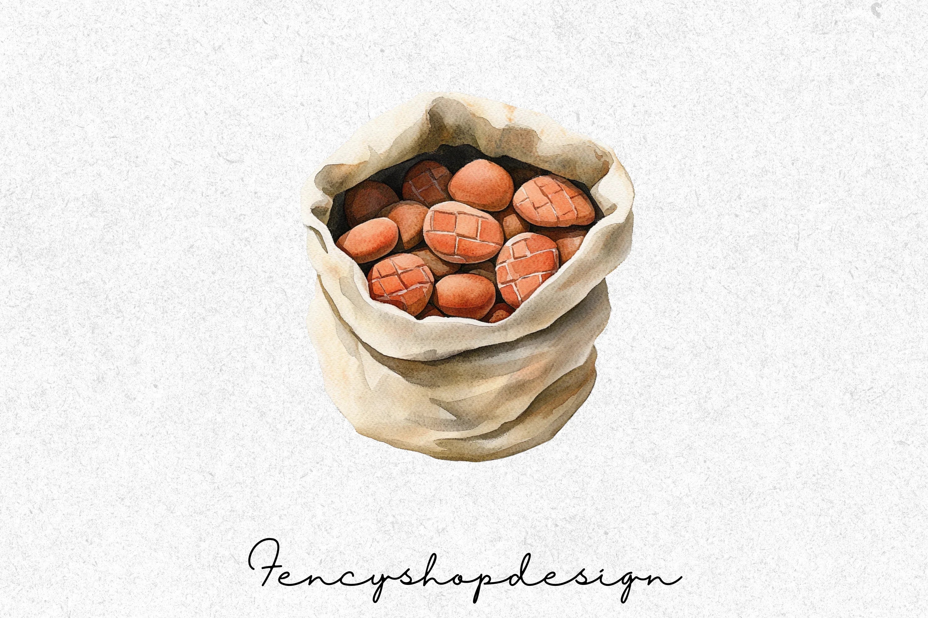 Rustic Nuts Bricks Clipart Bundle - Image 4