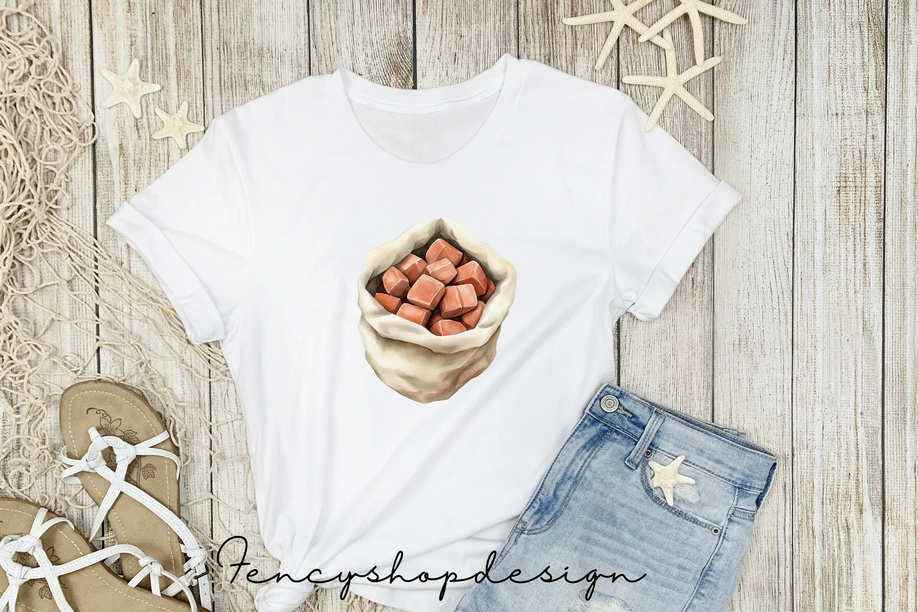 Rustic Nuts Bricks Clipart Bundle - Image 5