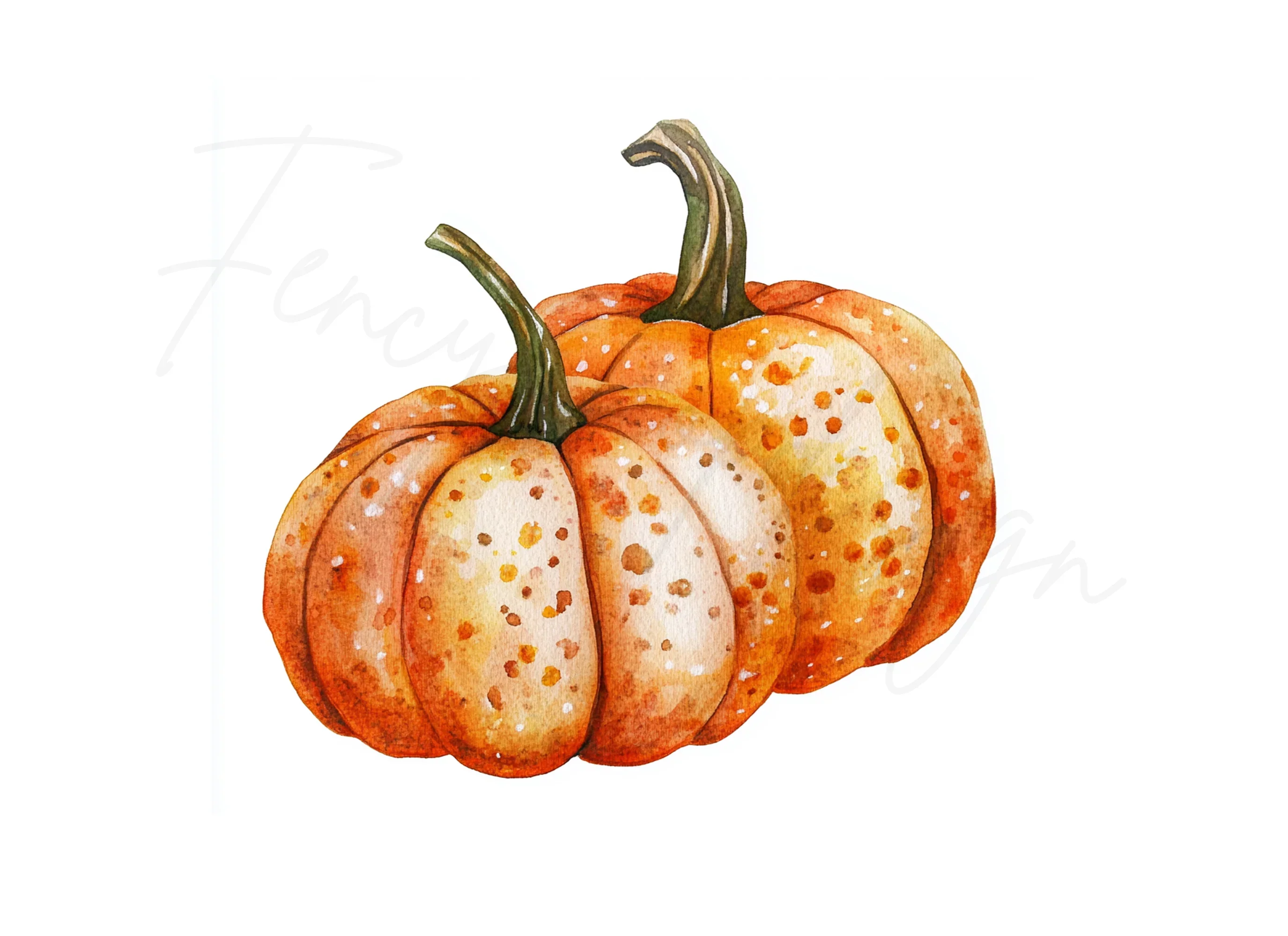 Rustic Pumpkin Clipart Bundle - Image 2