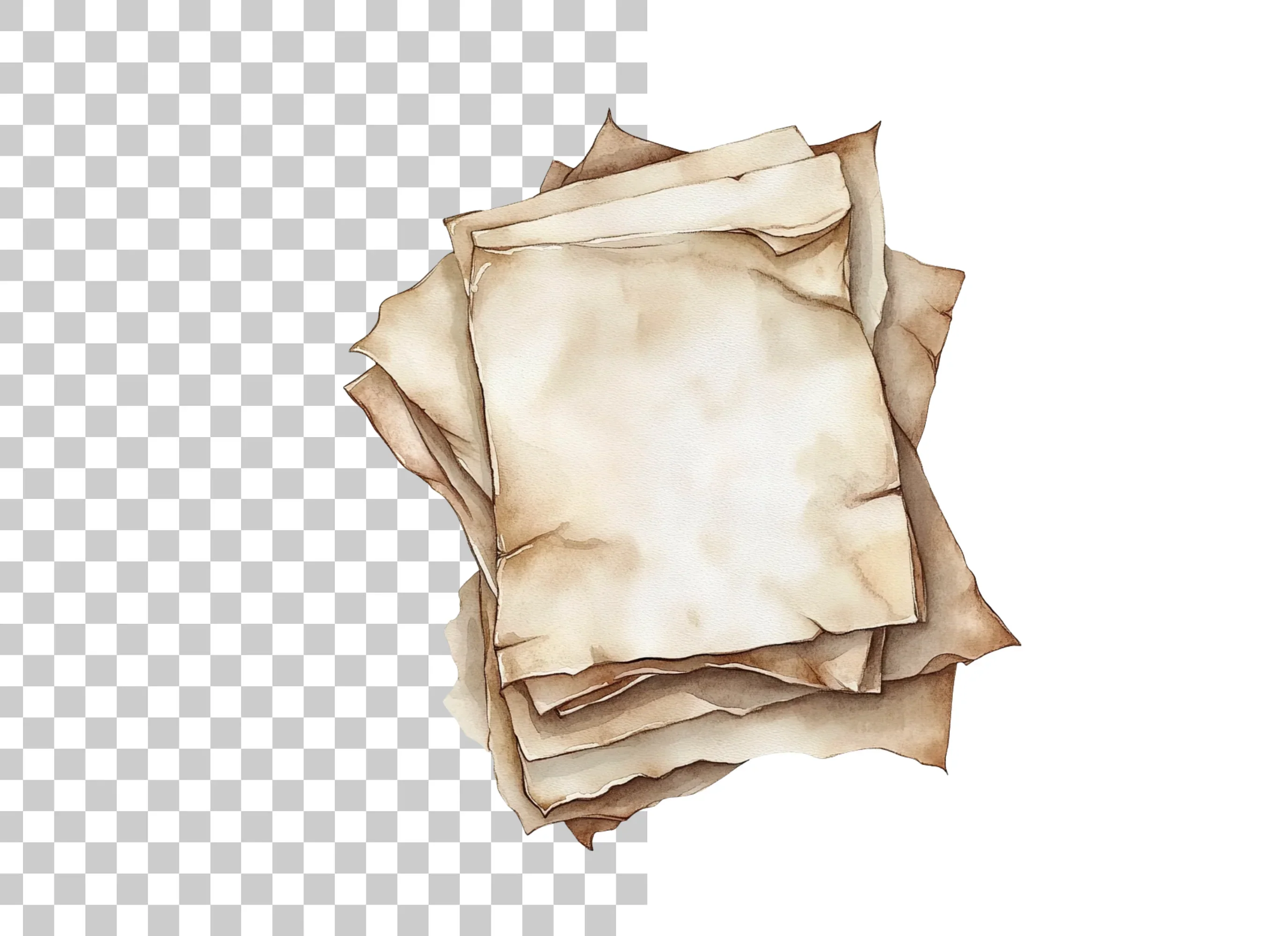 Rustic Stacked Clipart Bundle - Image 2