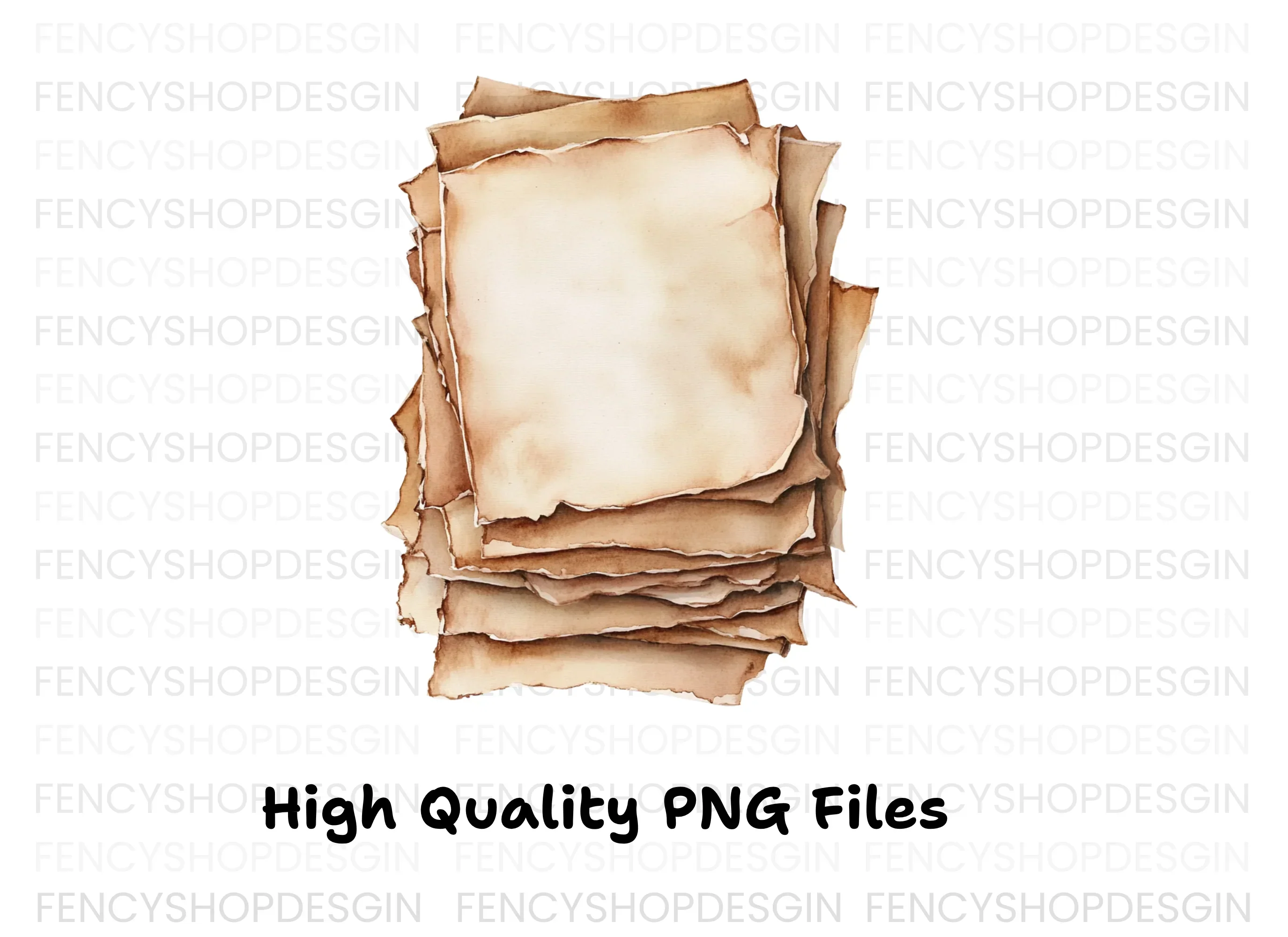 Rustic Stacked Clipart Bundle - Image 3
