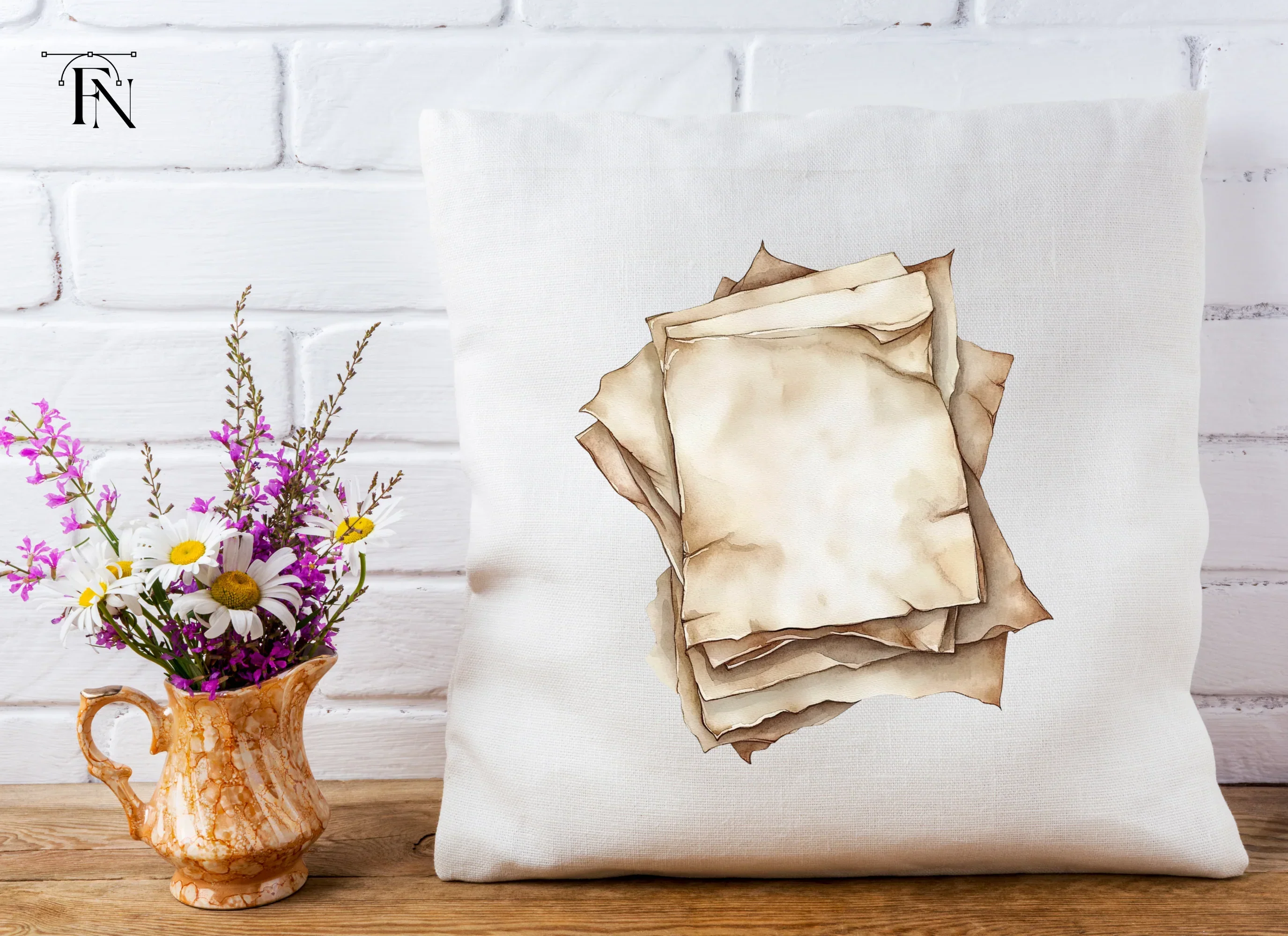 Rustic Stacked Clipart Bundle - Image 5