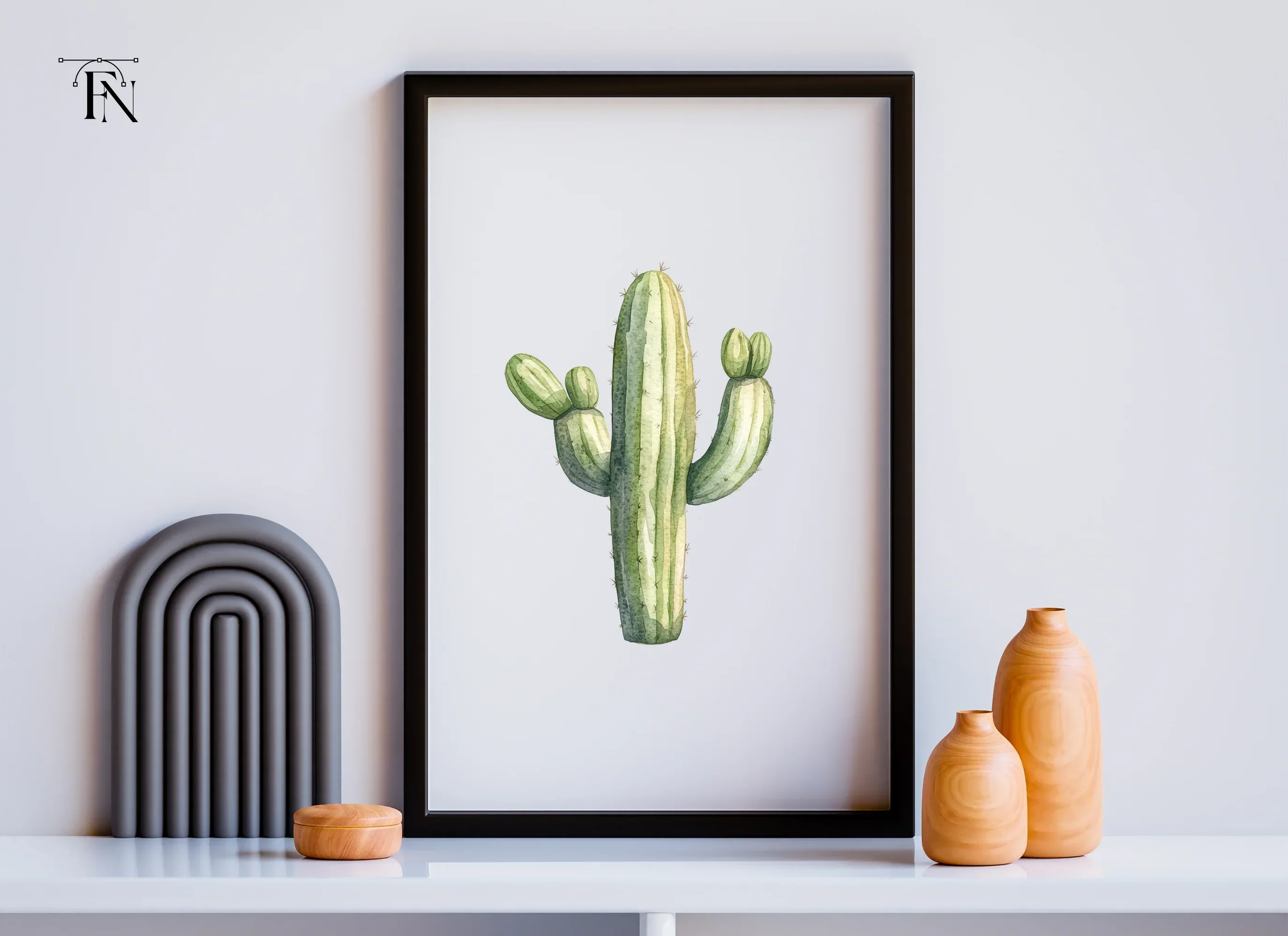Saguaro Cactus Clipart Bundle - Image 3