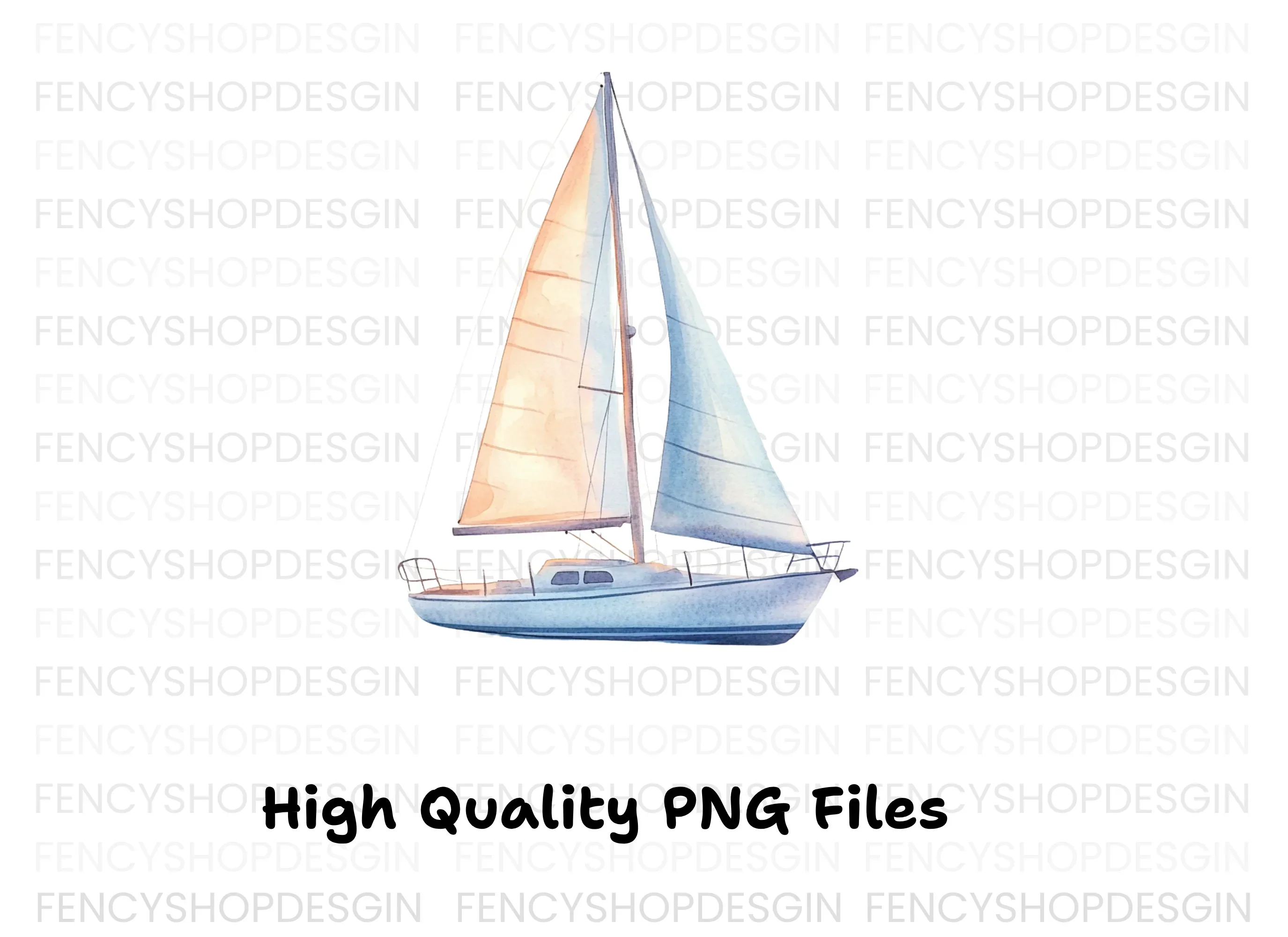 Sailboat Clipart Bundle - Image 3