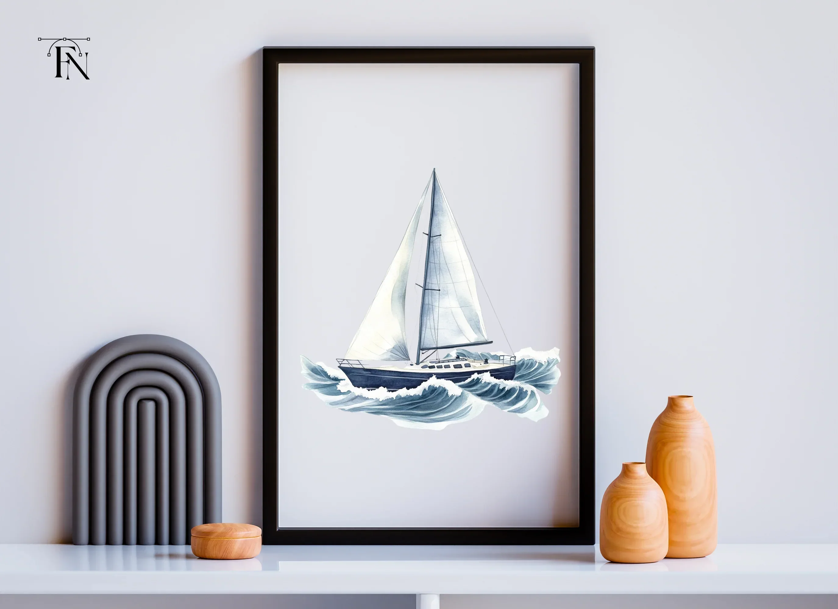Sailboat Clipart Bundle - Image 2