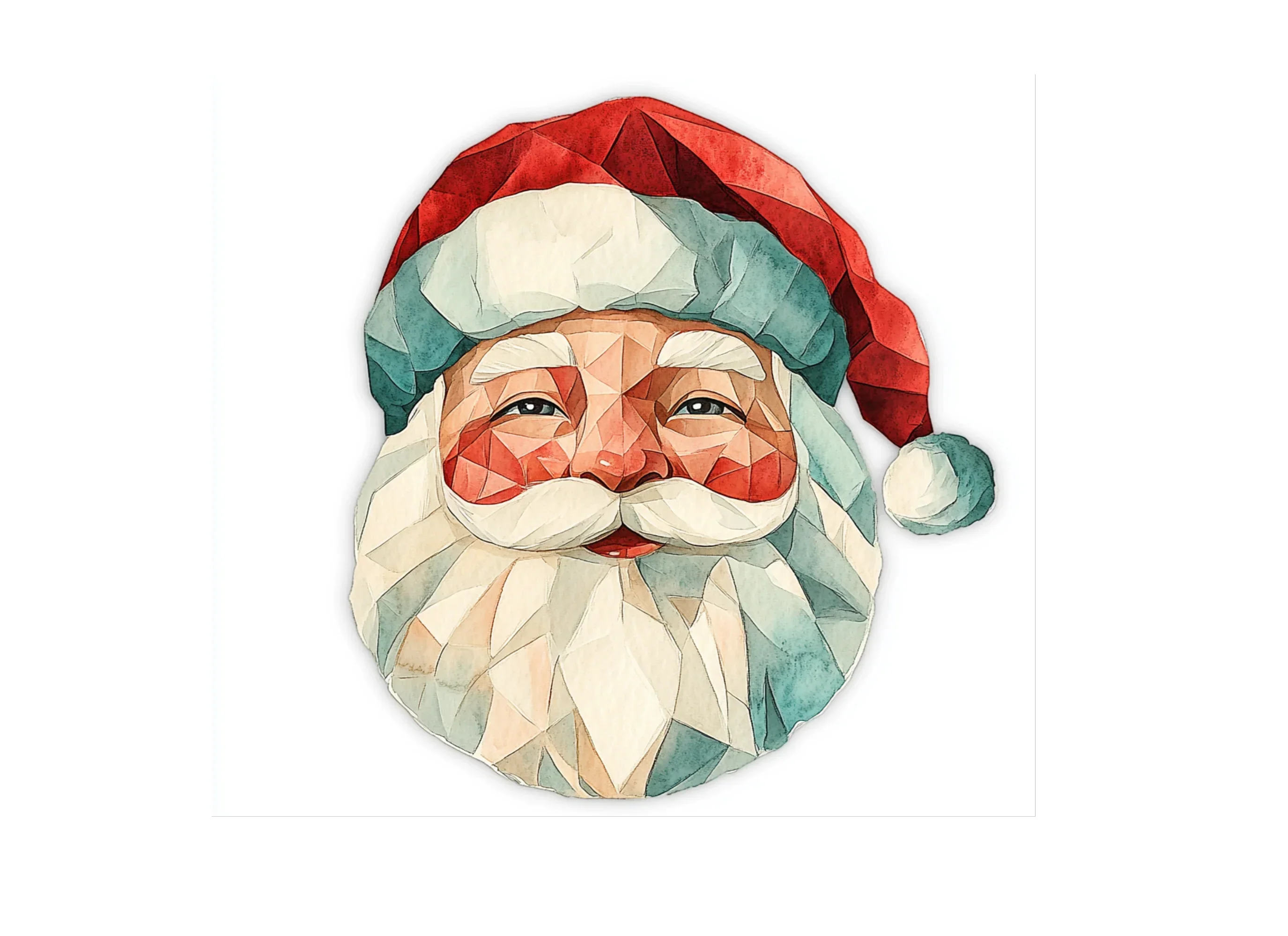 Santa Claus Faces Clipart Bundle - Image 2