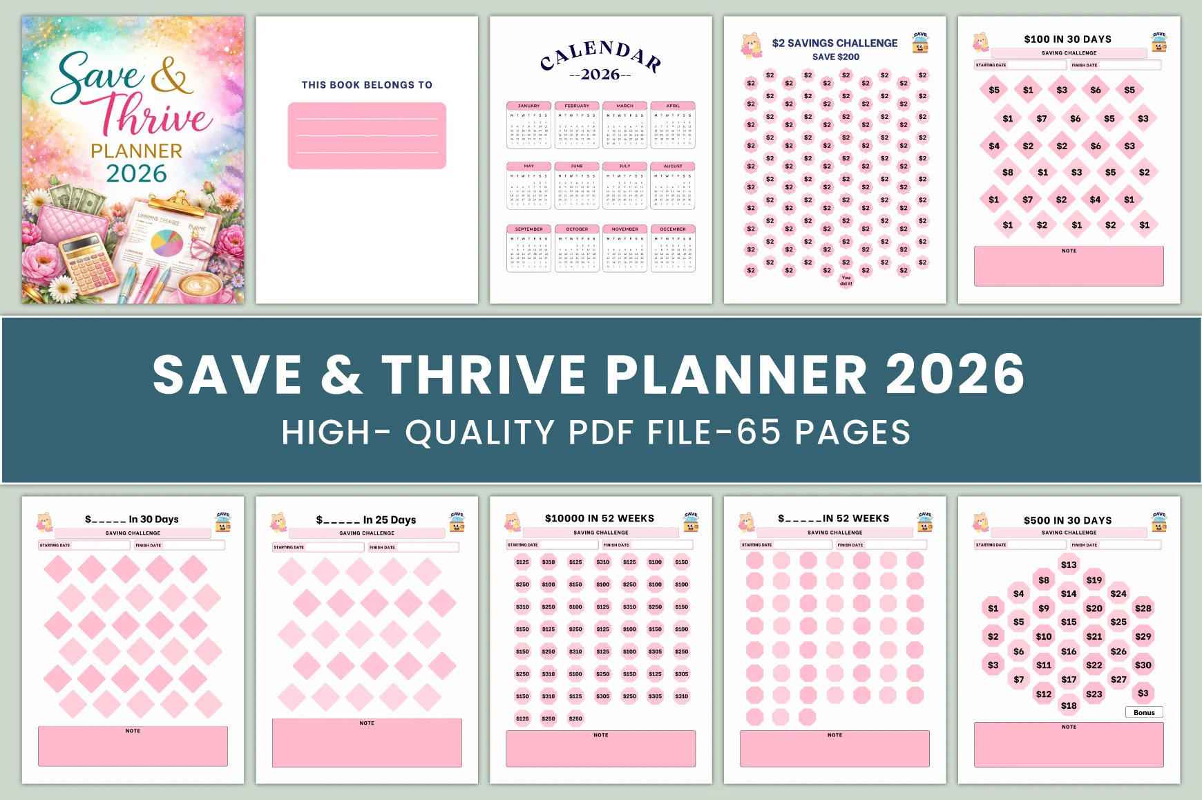 Save Thrive Planner