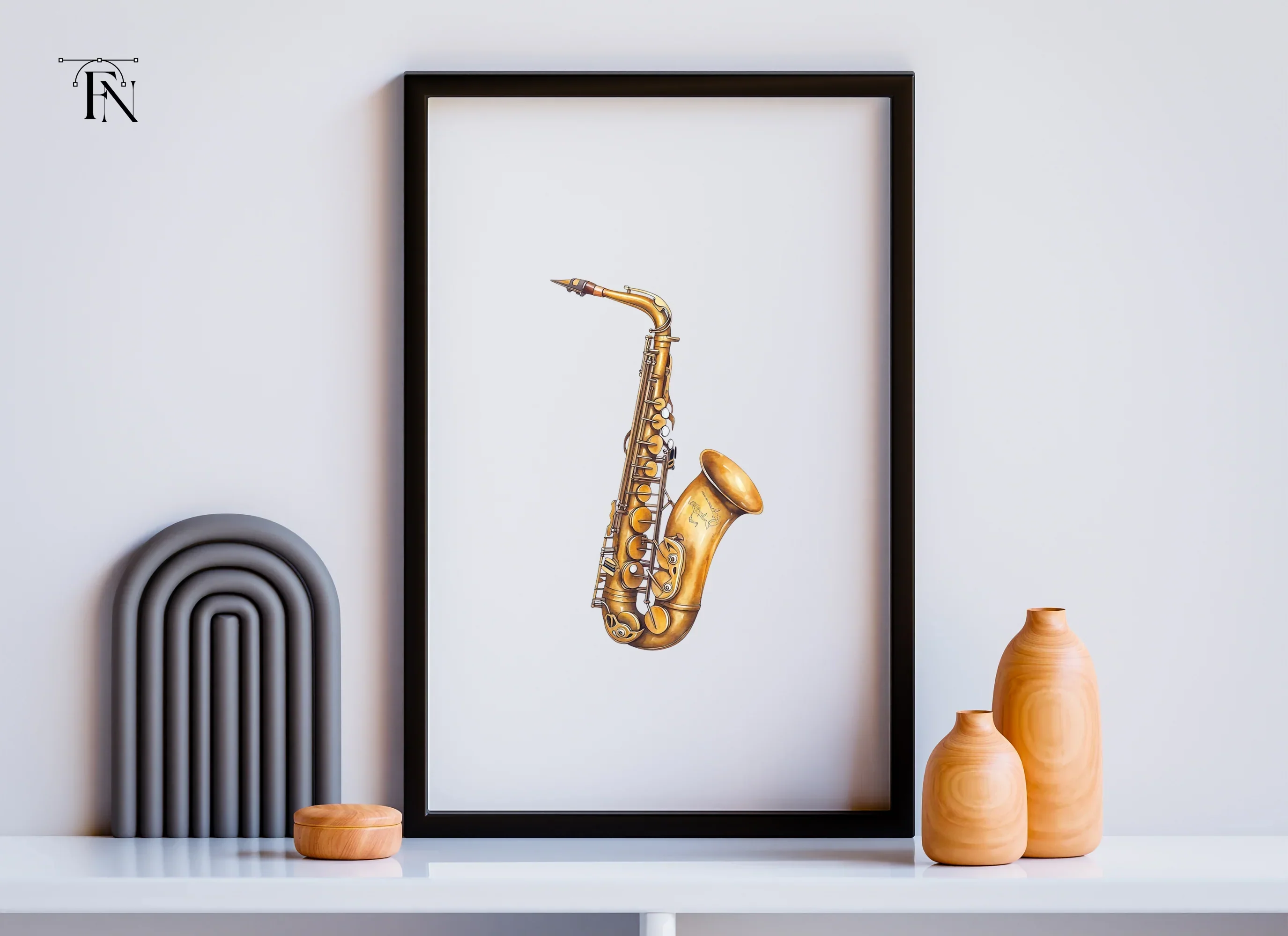 Saxophone Clipart Bundle - Image 6