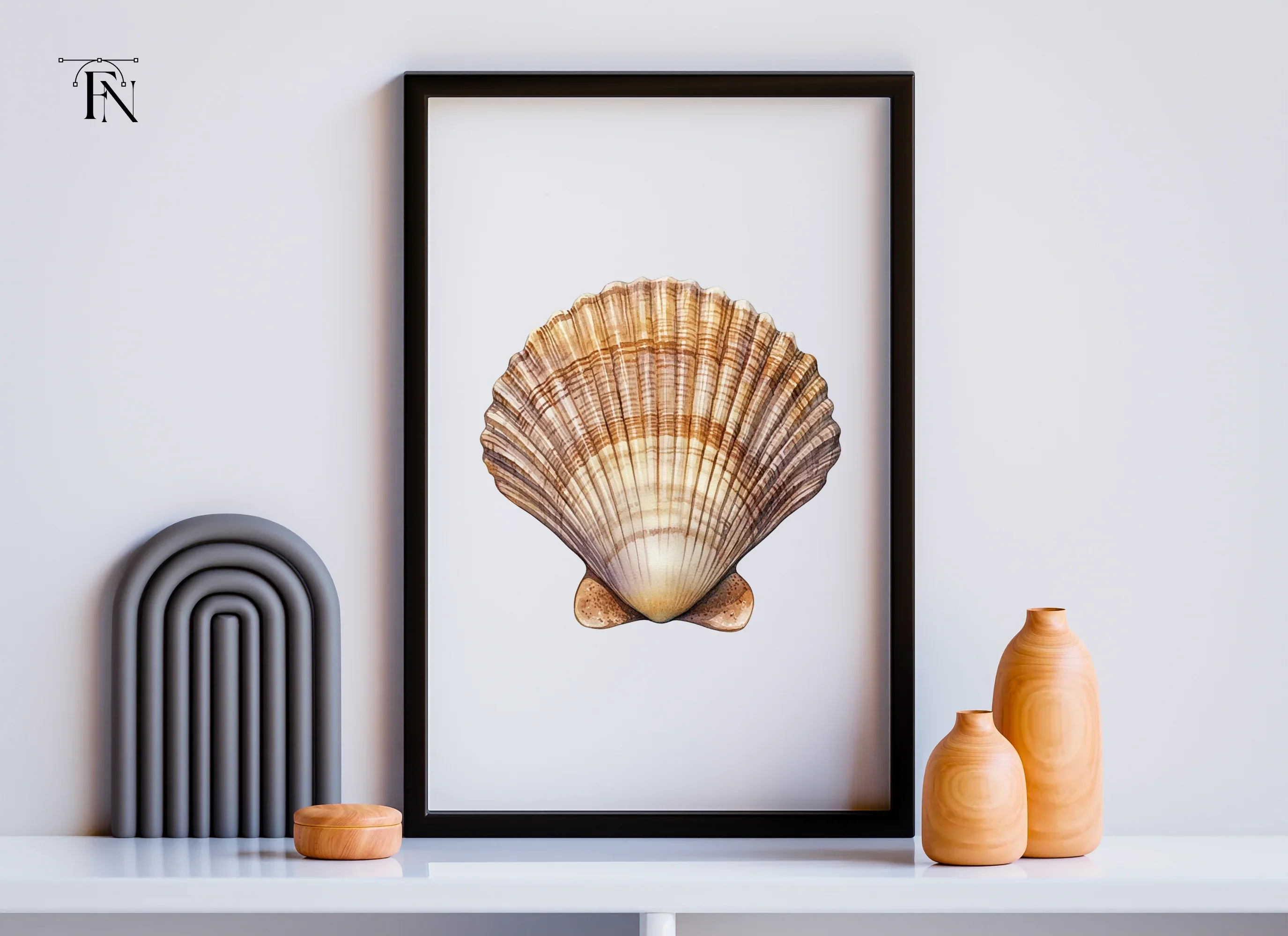Scallop Shells Clipart Bundle - Image 6