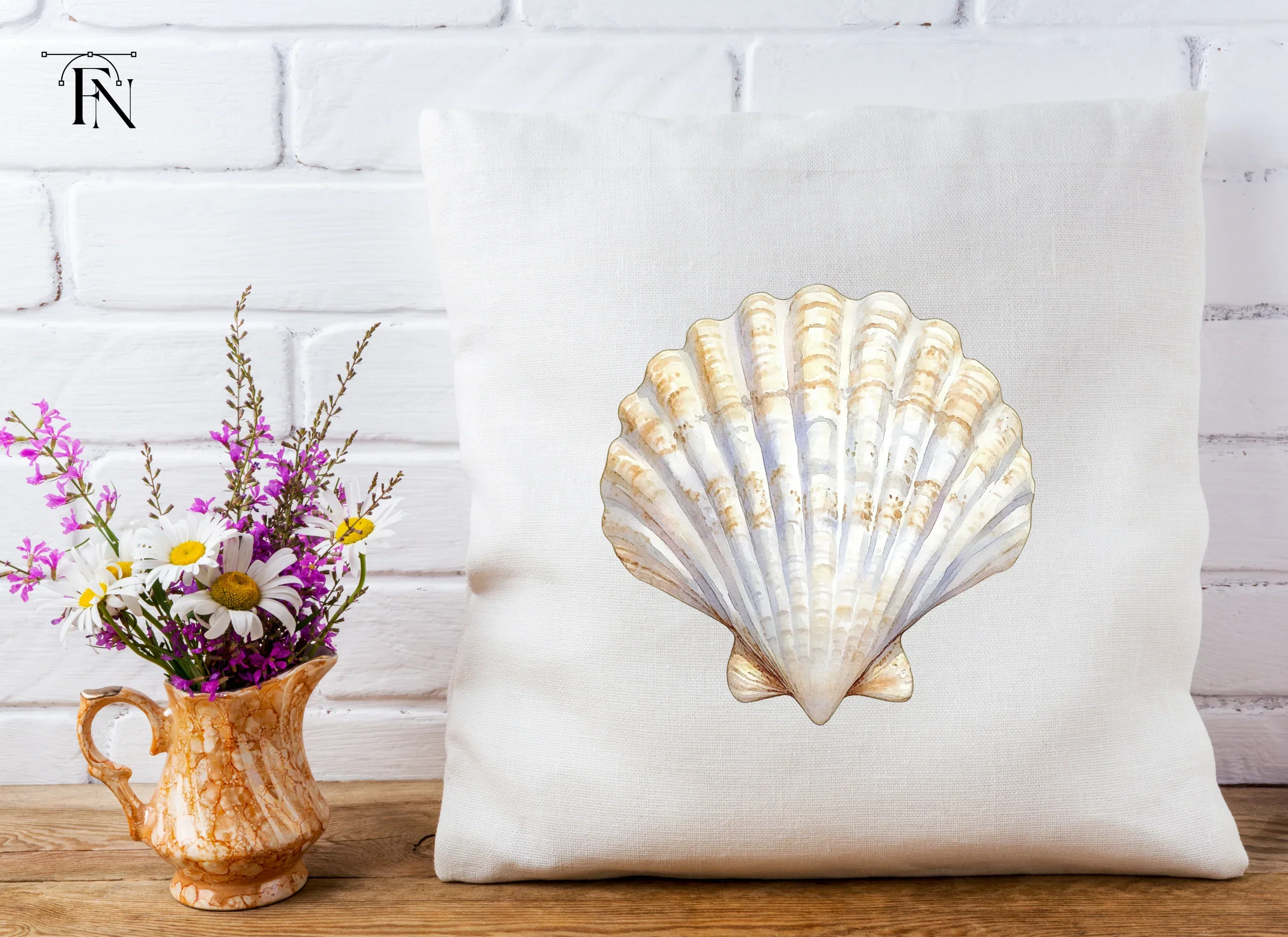 Scallop Shells Clipart Bundle - Image 3
