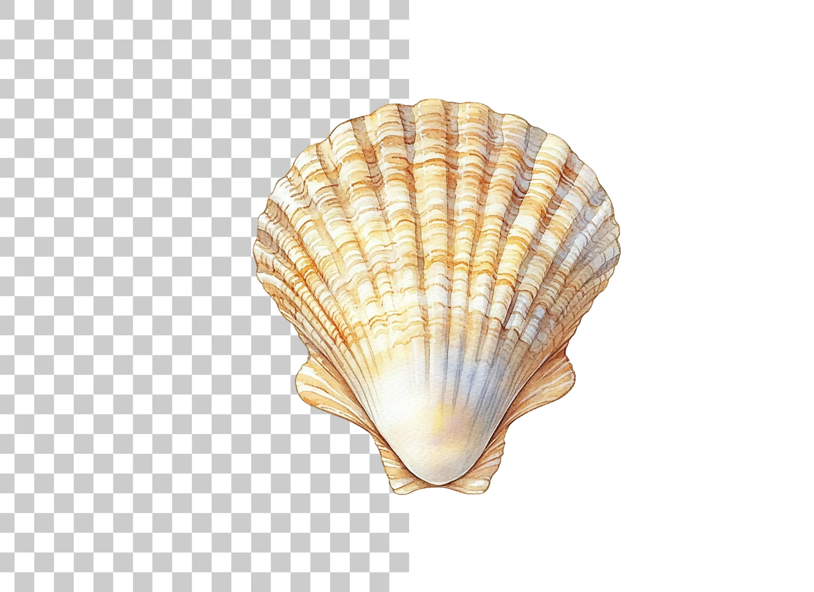 Scallop Shells Clipart Bundle - Image 6