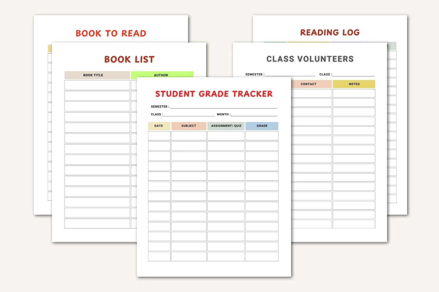 School Year For Kids Planner - Image 8