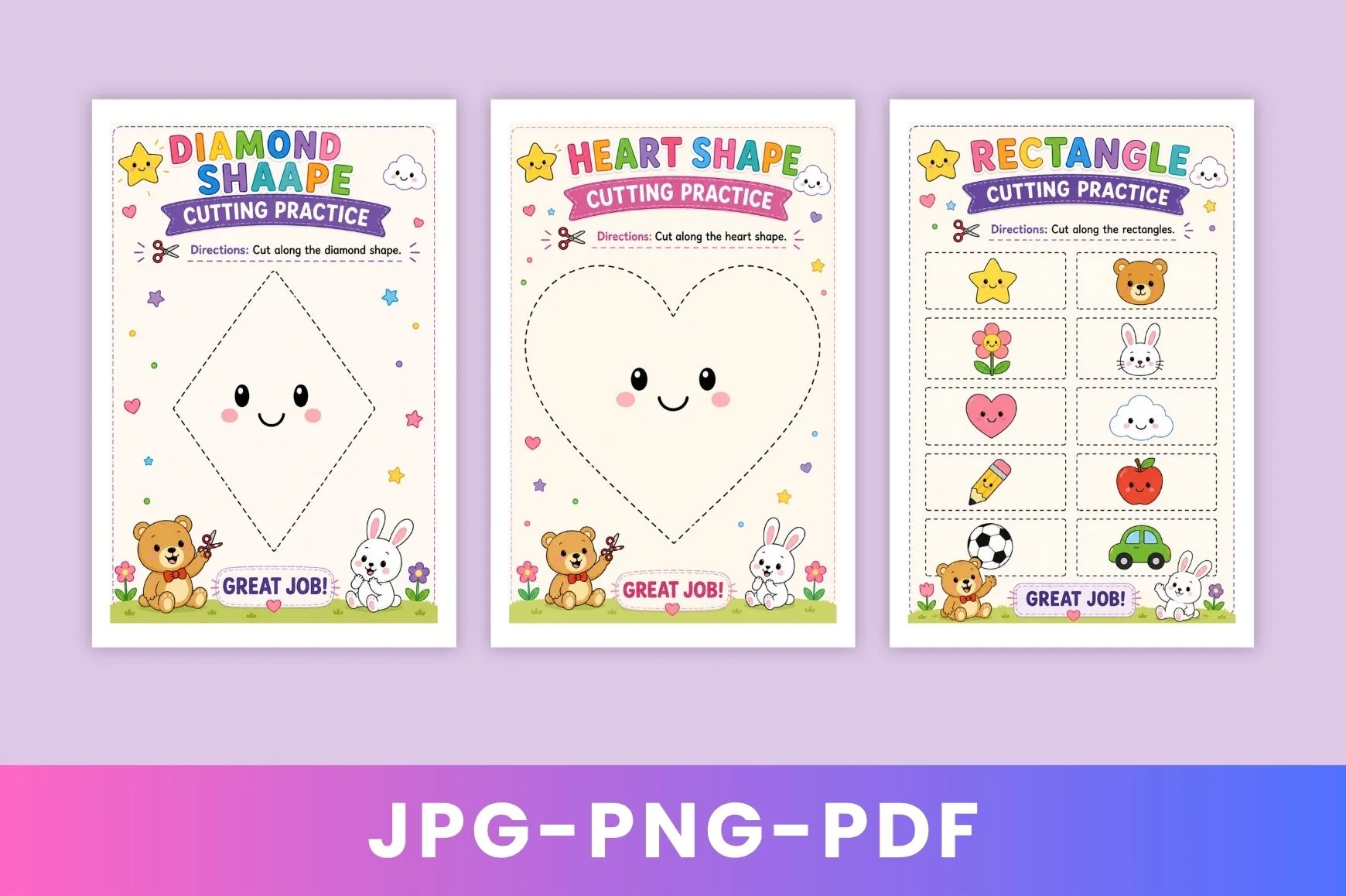 Scissor Skills For Preschoolers Workbook - Image 2