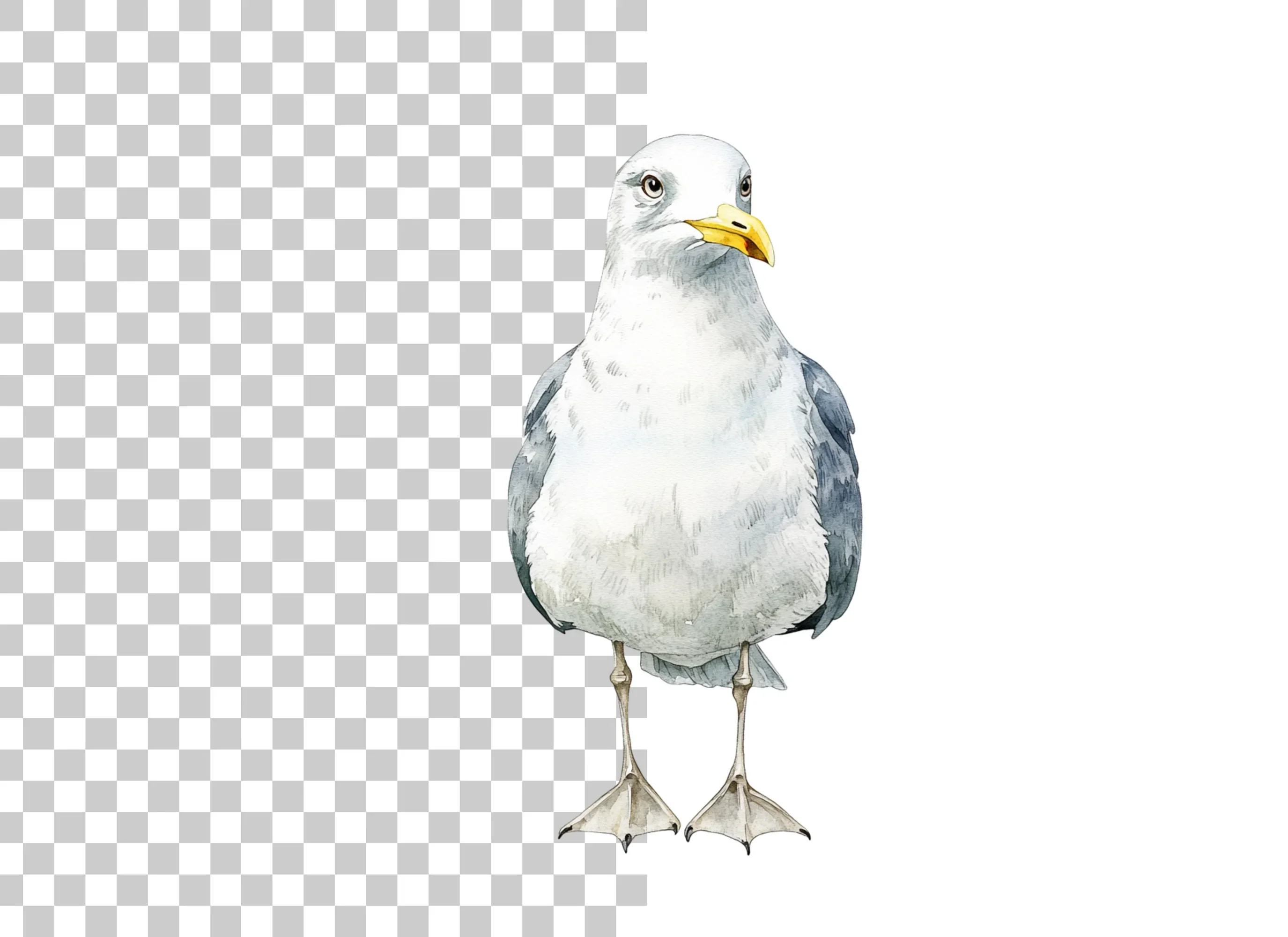 Seagull Illustration Clipart Bundle - Image 2