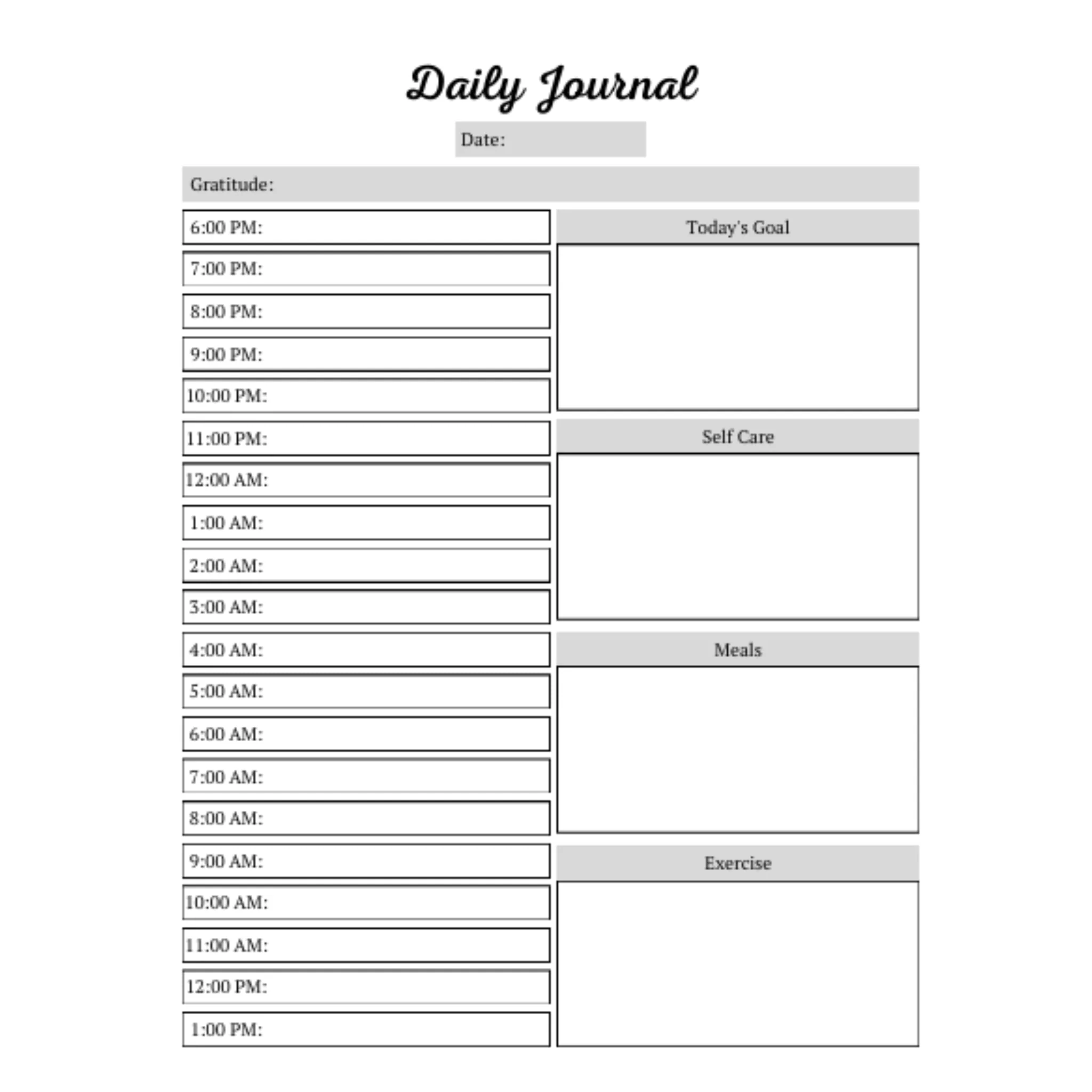 Self Care Planner Bundle 6 - Image 2
