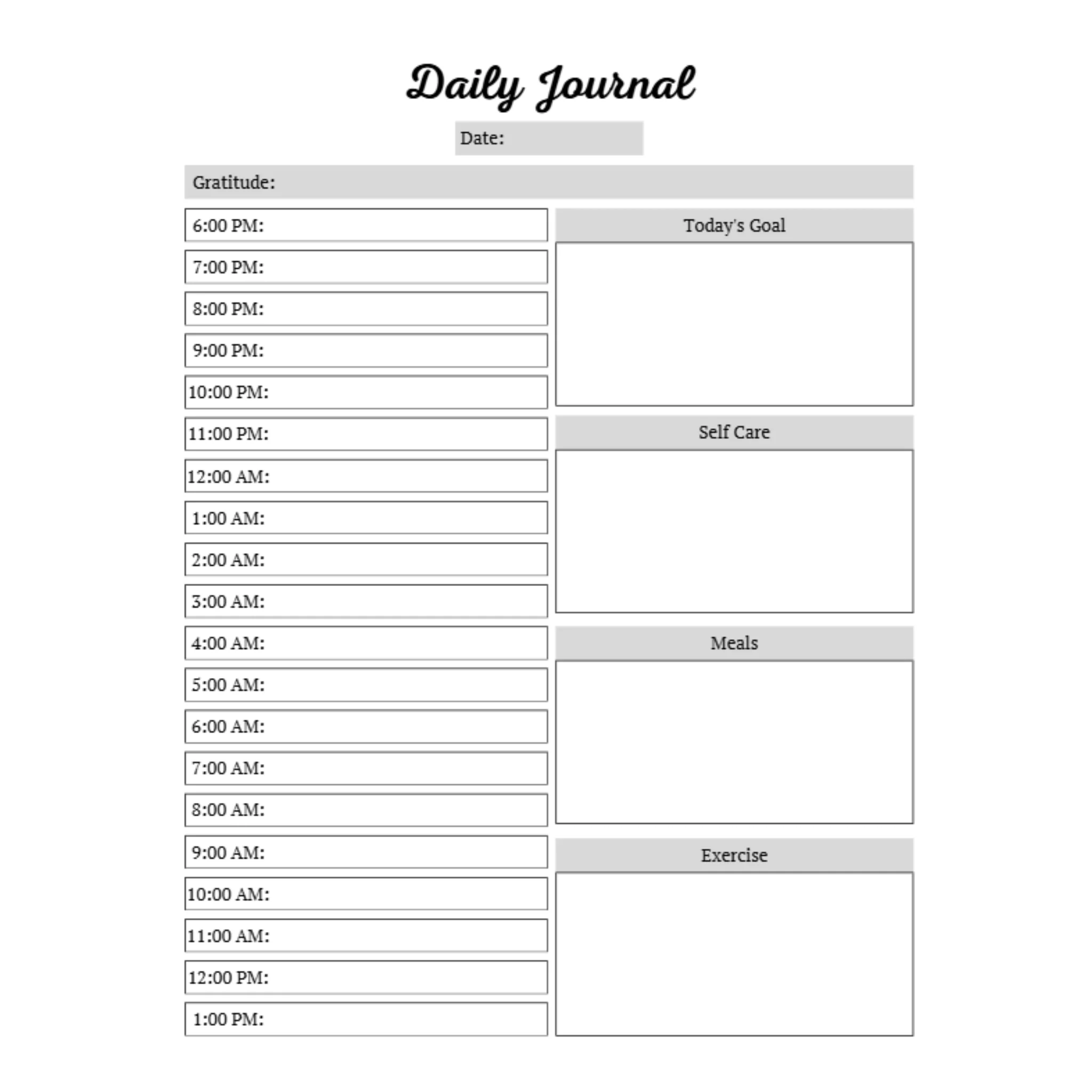 Self Care Planner Bundle 7 - Image 2