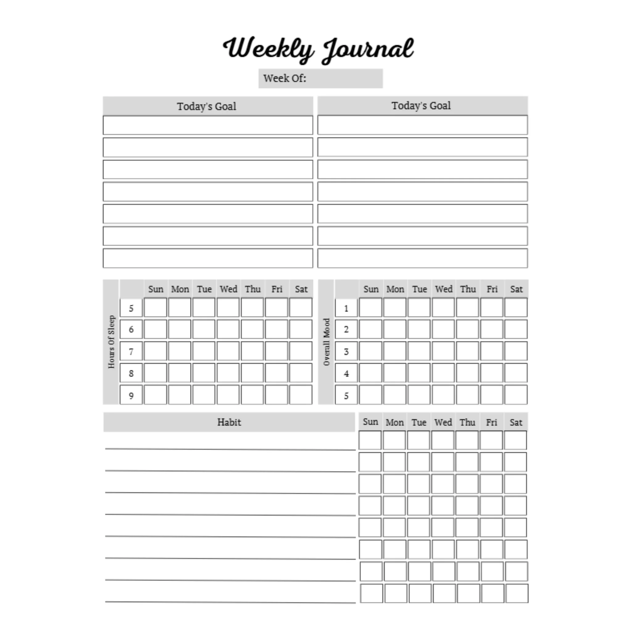 Self Care Planner Bundle 7 - Image 3
