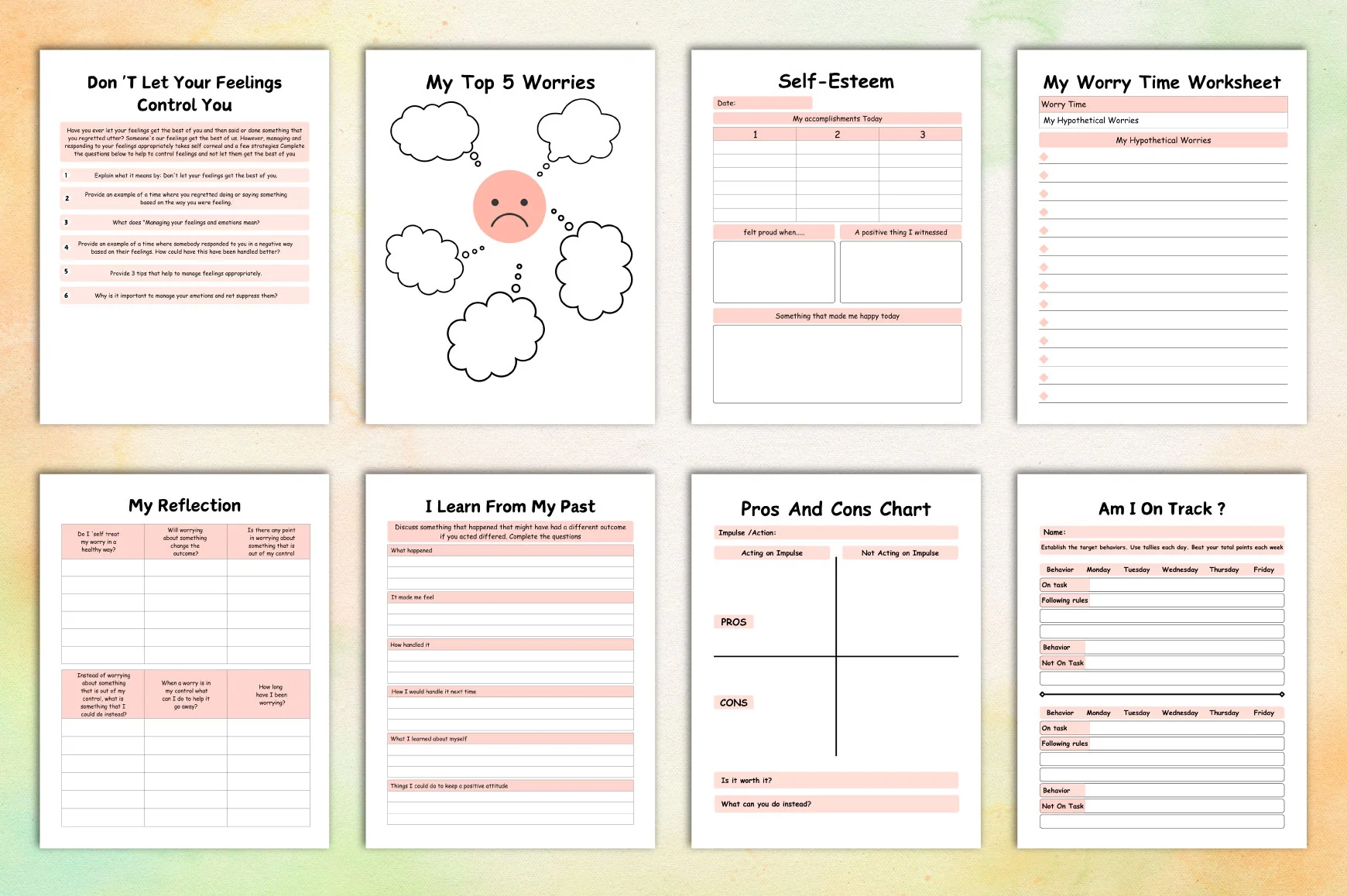 Self Control Activity Planner - Image 4