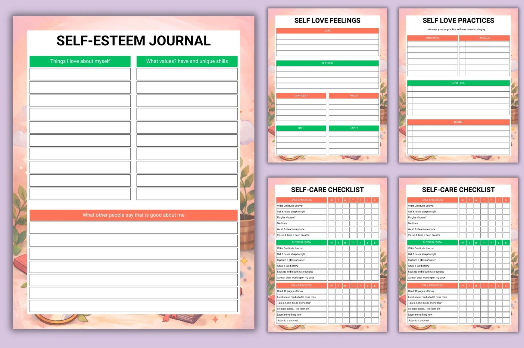 Self Love Healing Workbook - Image 5