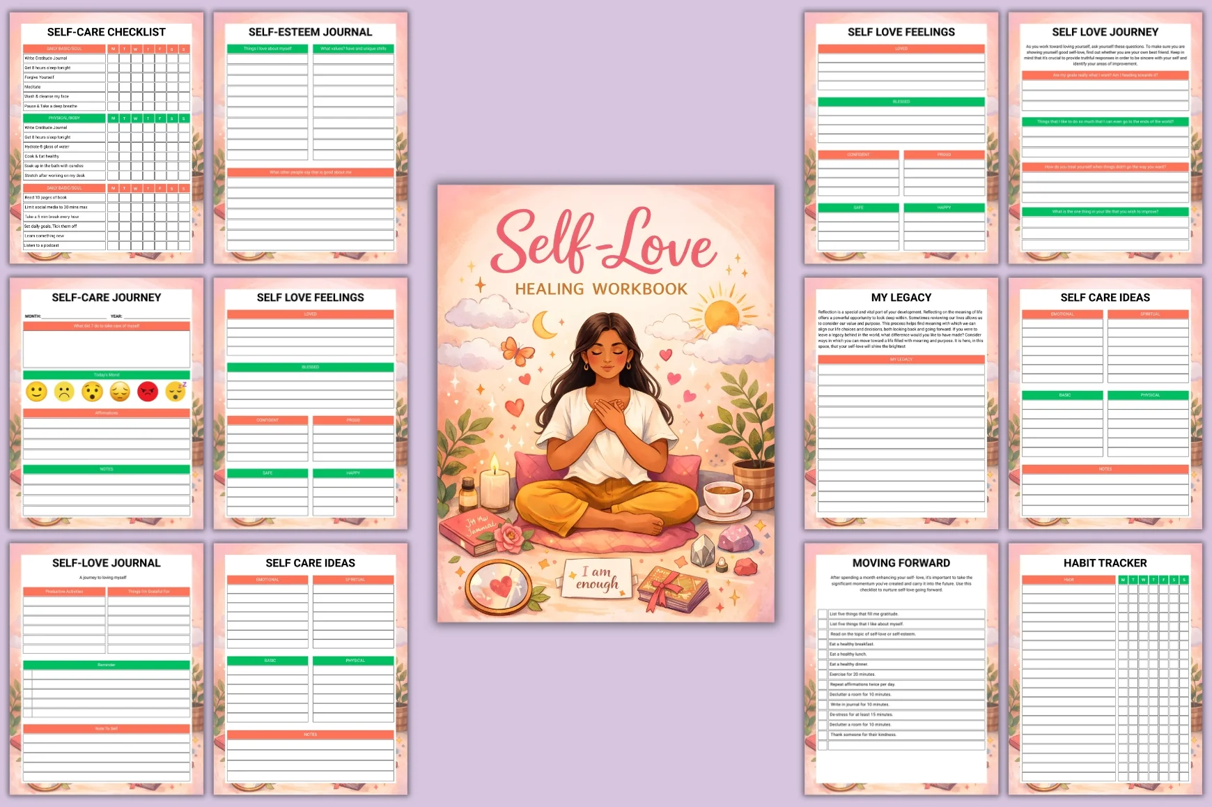 Self Love Healing Workbook - Image 8