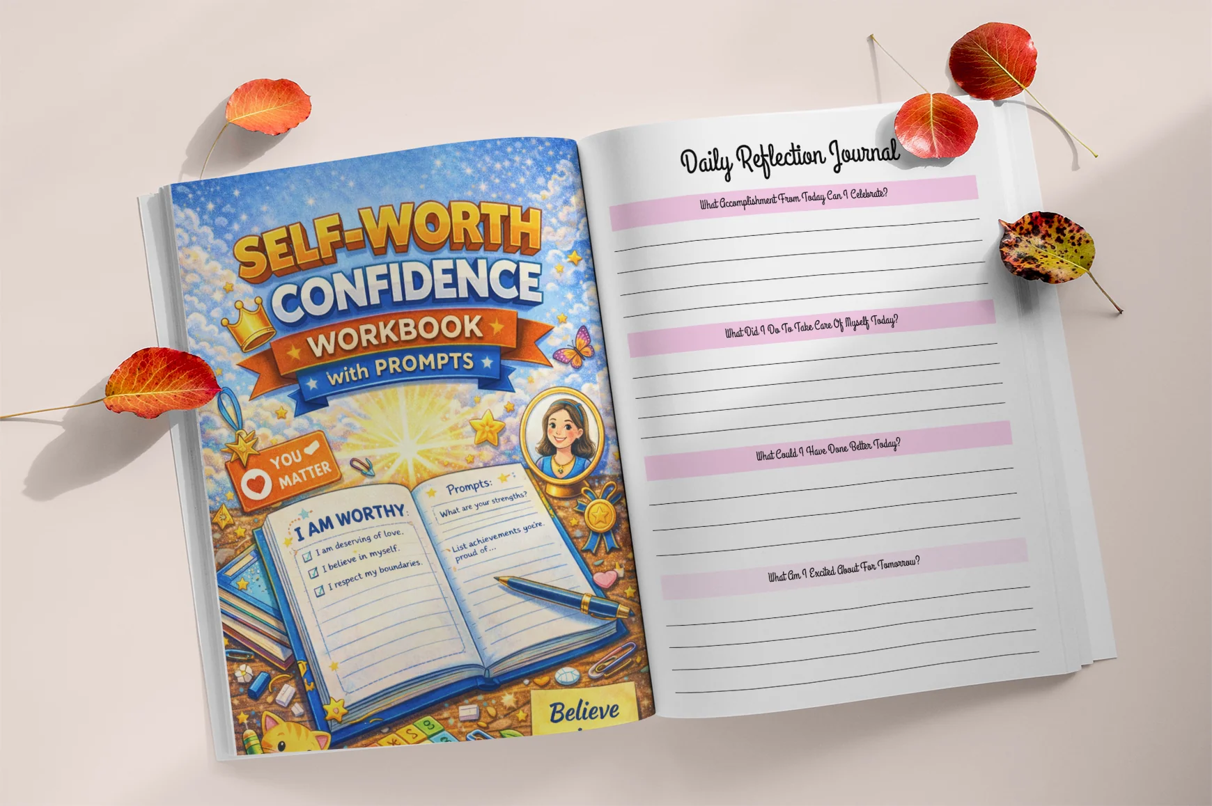 Self Worth Confidence  Workbook - Image 3