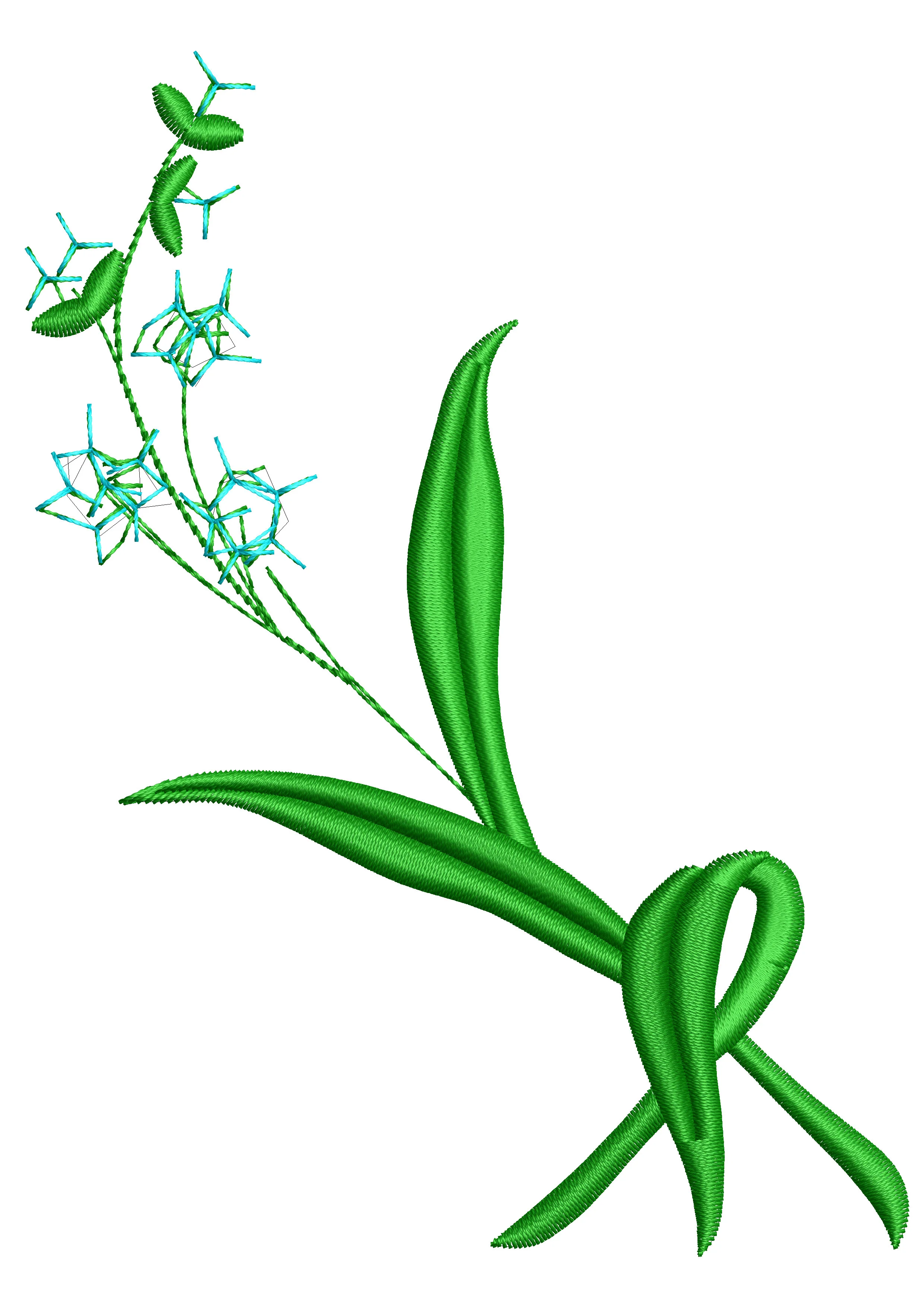 Sequins Manual Embroidery Design