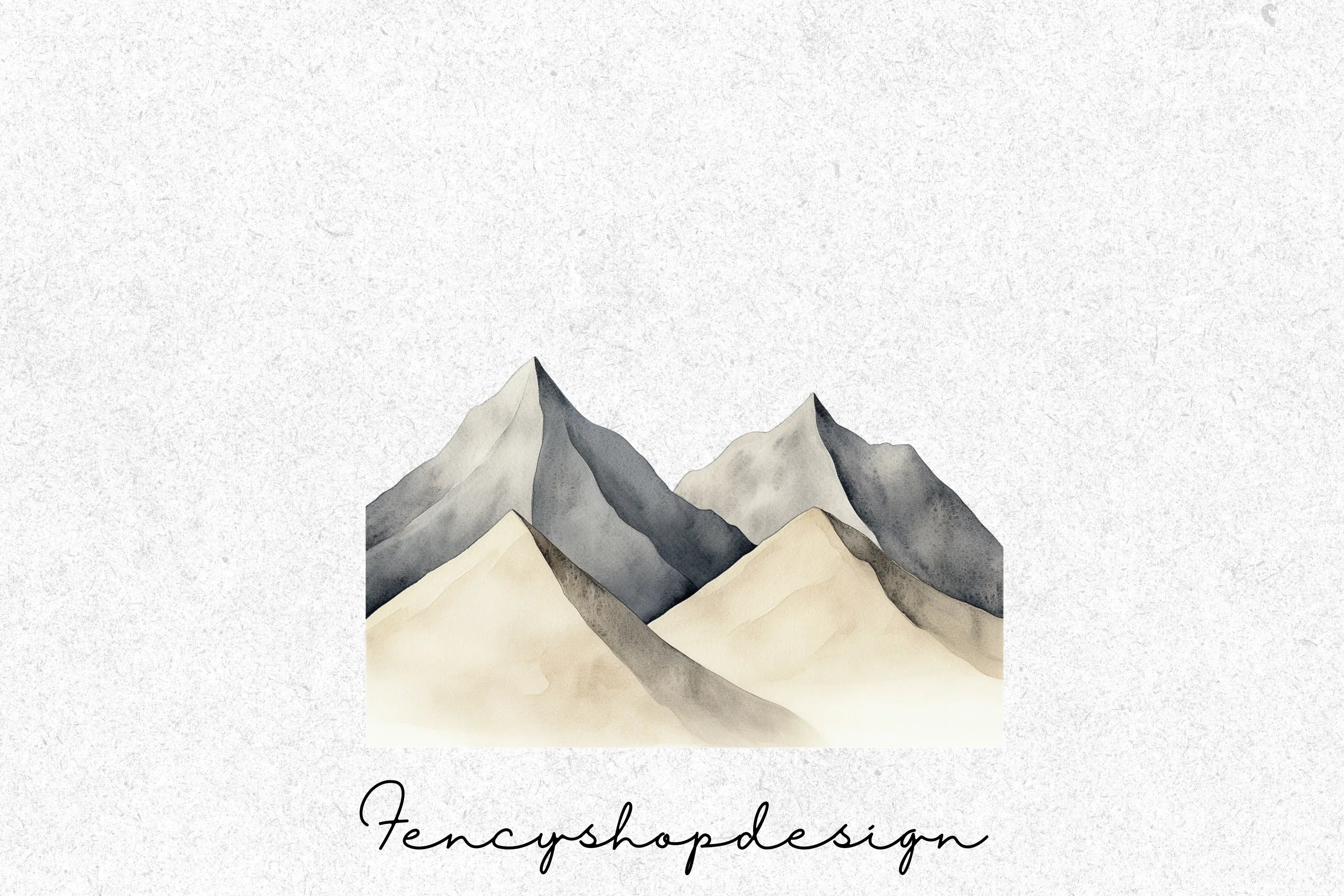 Serene Mountain Clipart Bundle - Image 3