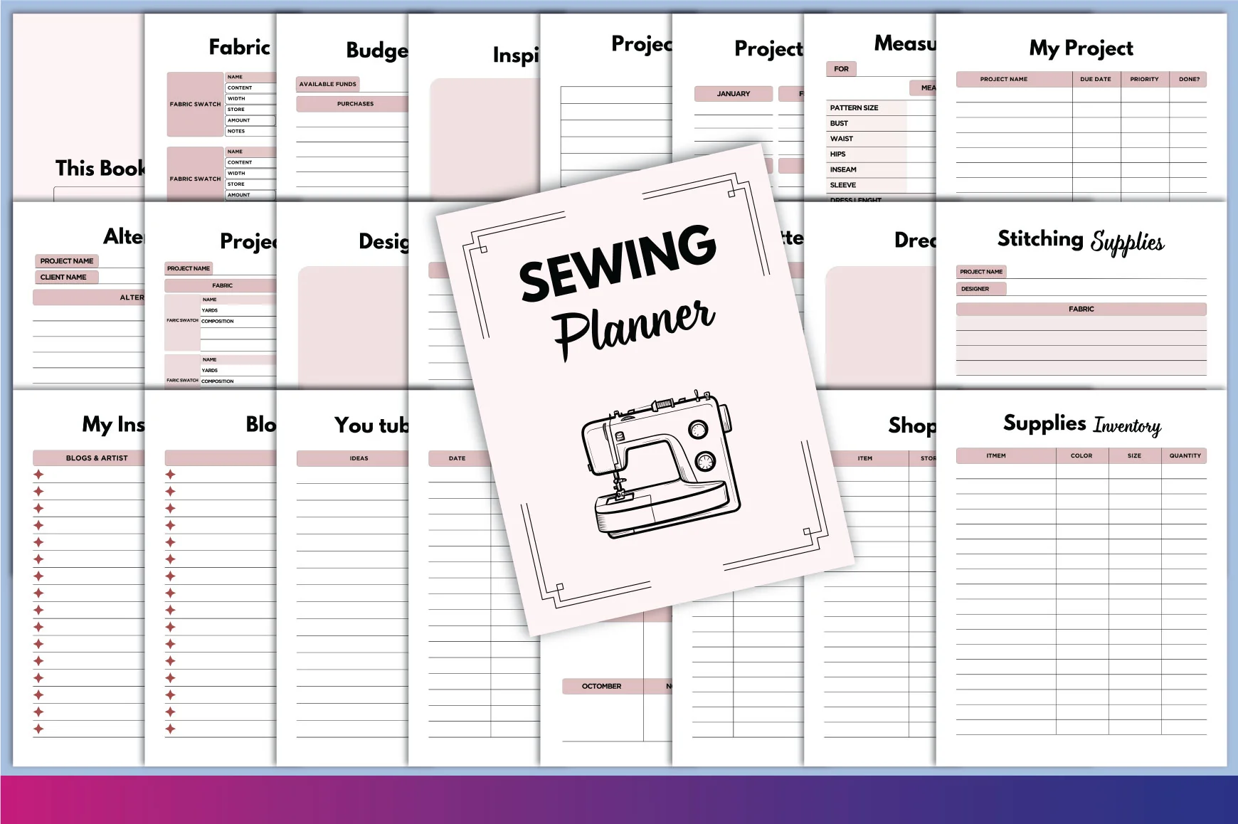 Sewing Planner Template - Image 2