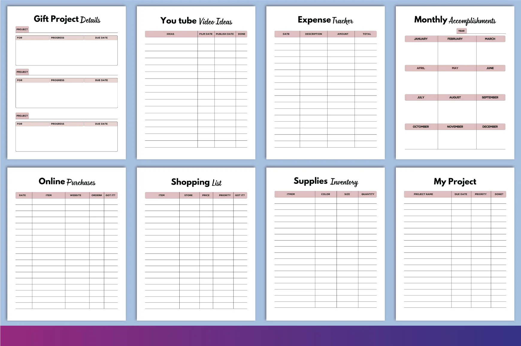 Sewing Planner Template - Image 5