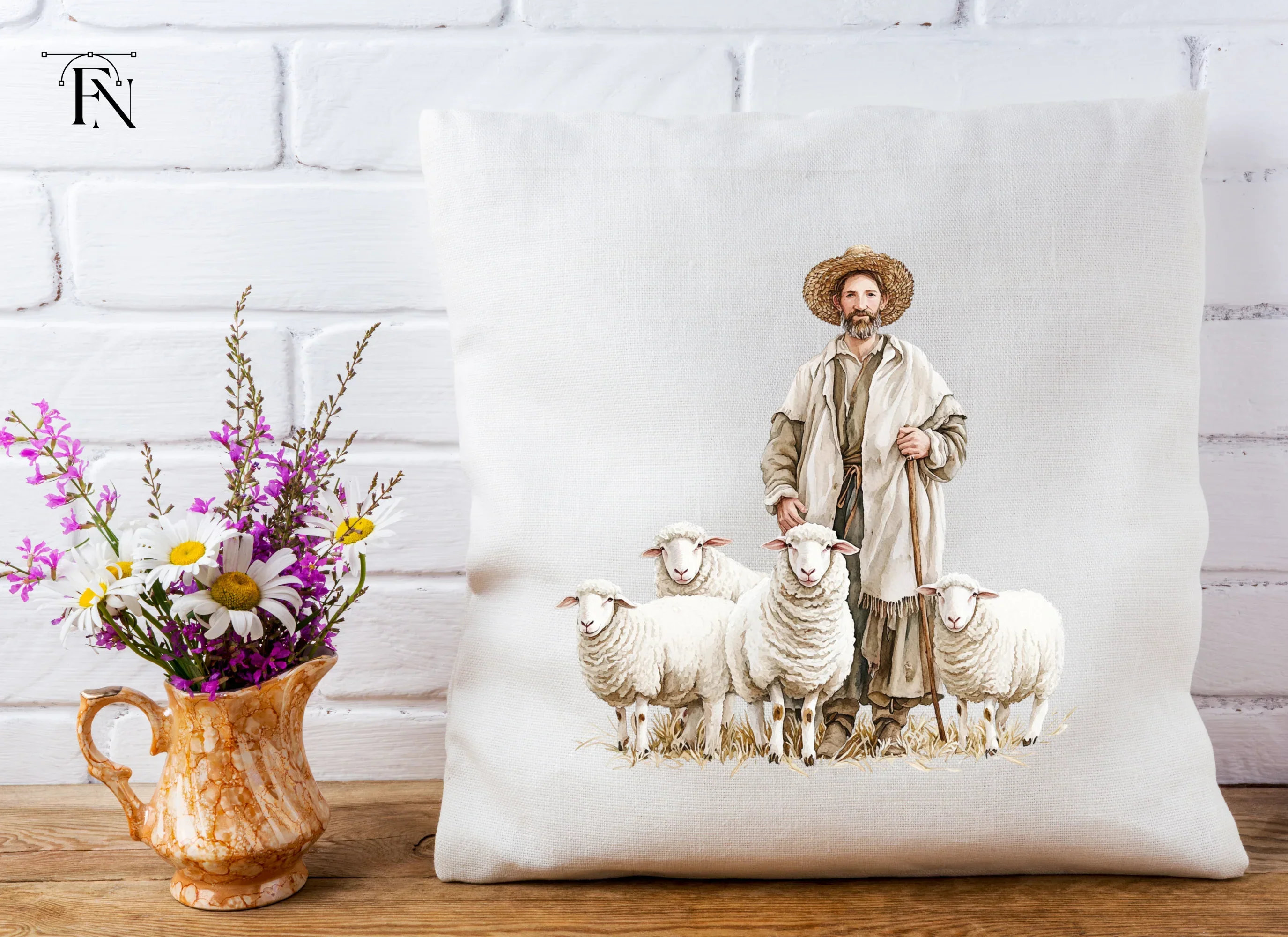 Shepherds and Flocks Clipart Bundle - Image 4
