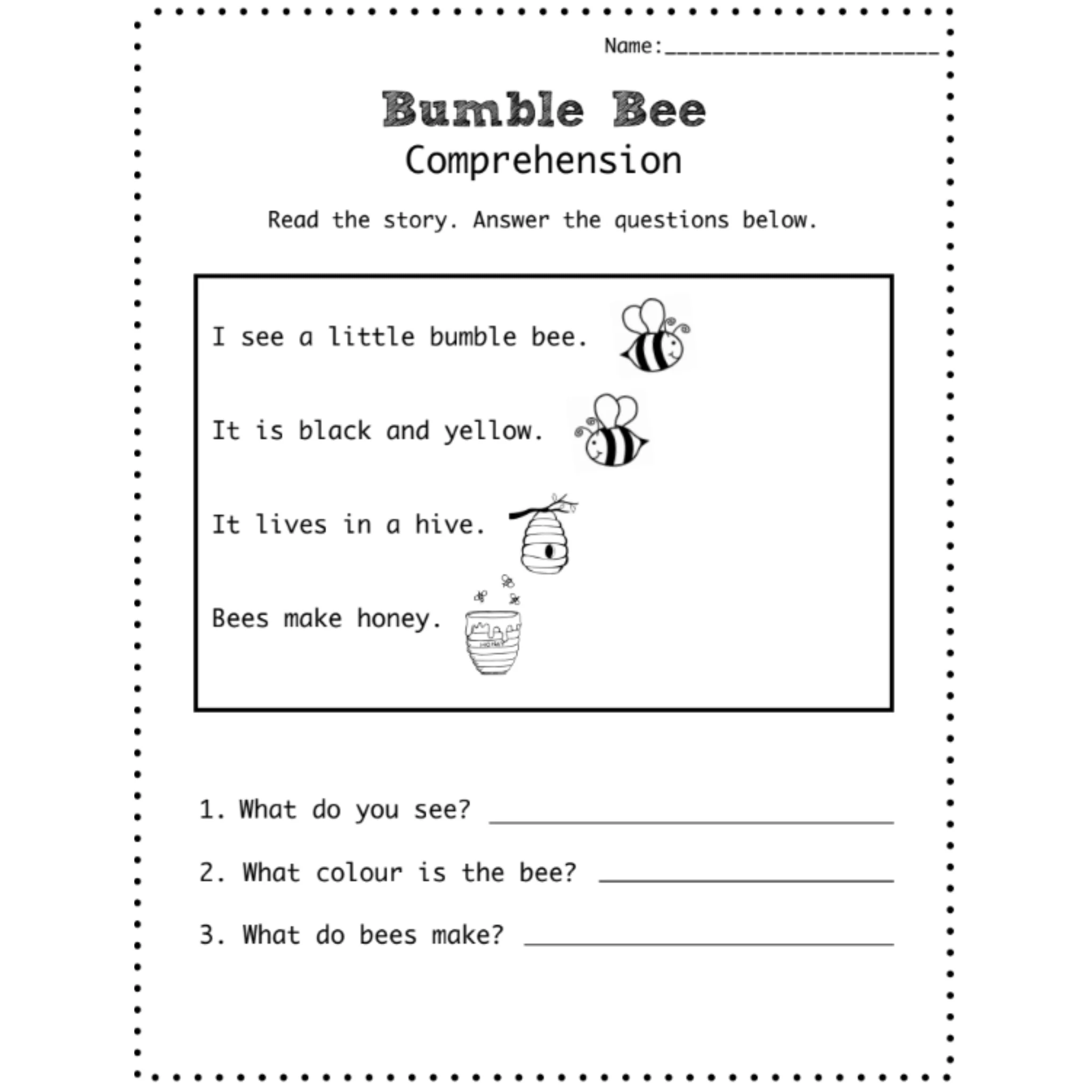 Short Animal Comprehension Stories - Image 2