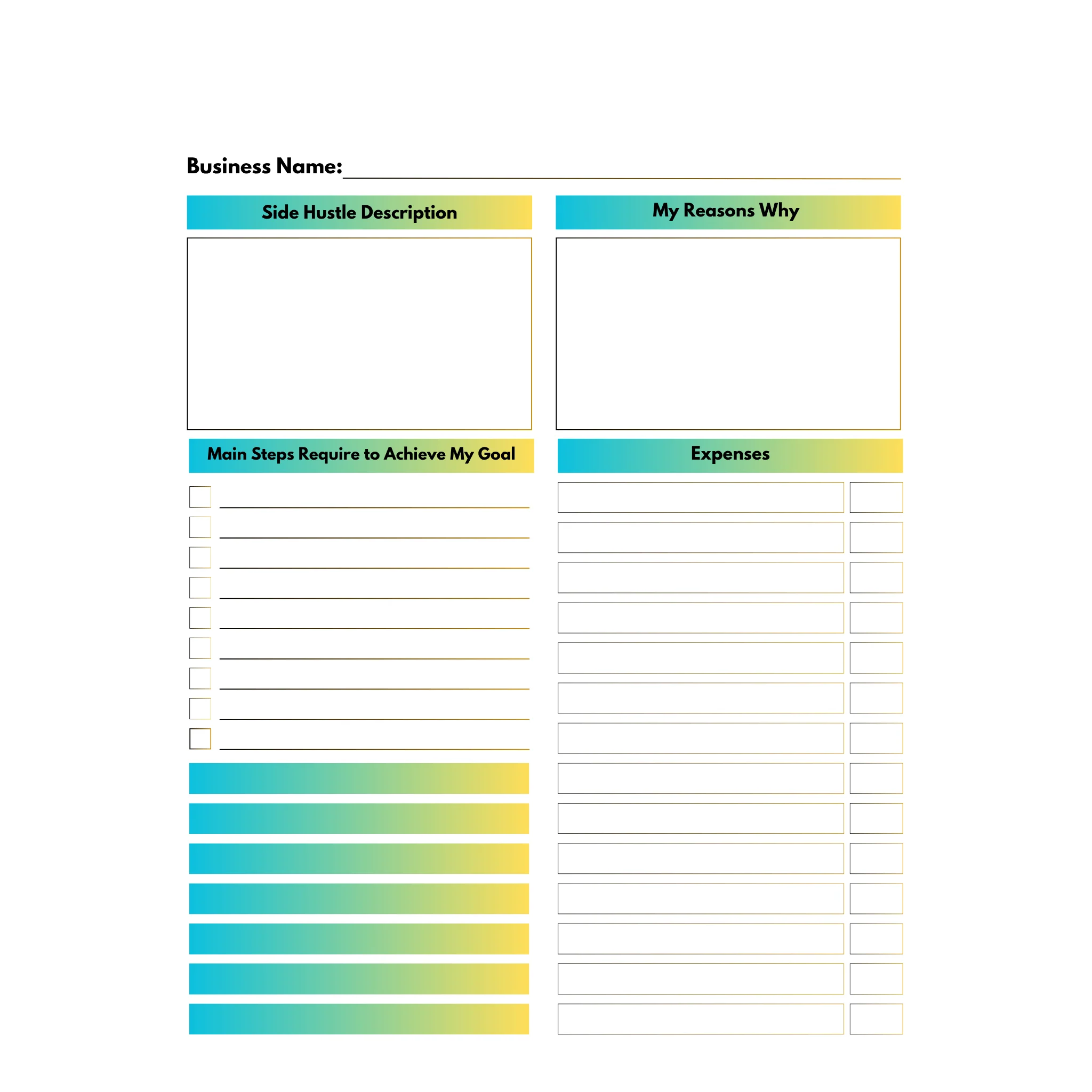 Side Hustle Planner Bundle - Image 3