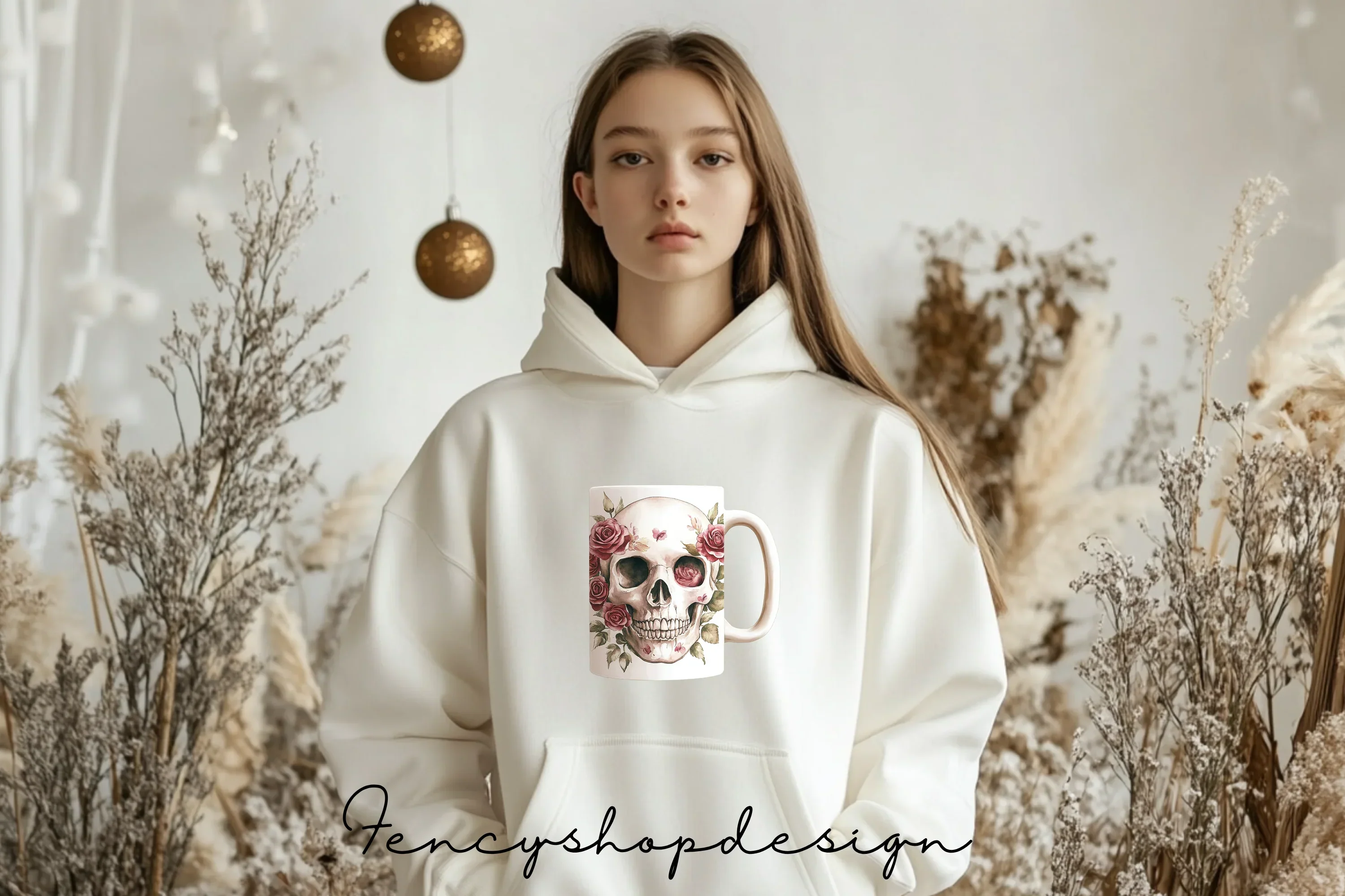 Skull Rose Clipart Bundle - Image 5