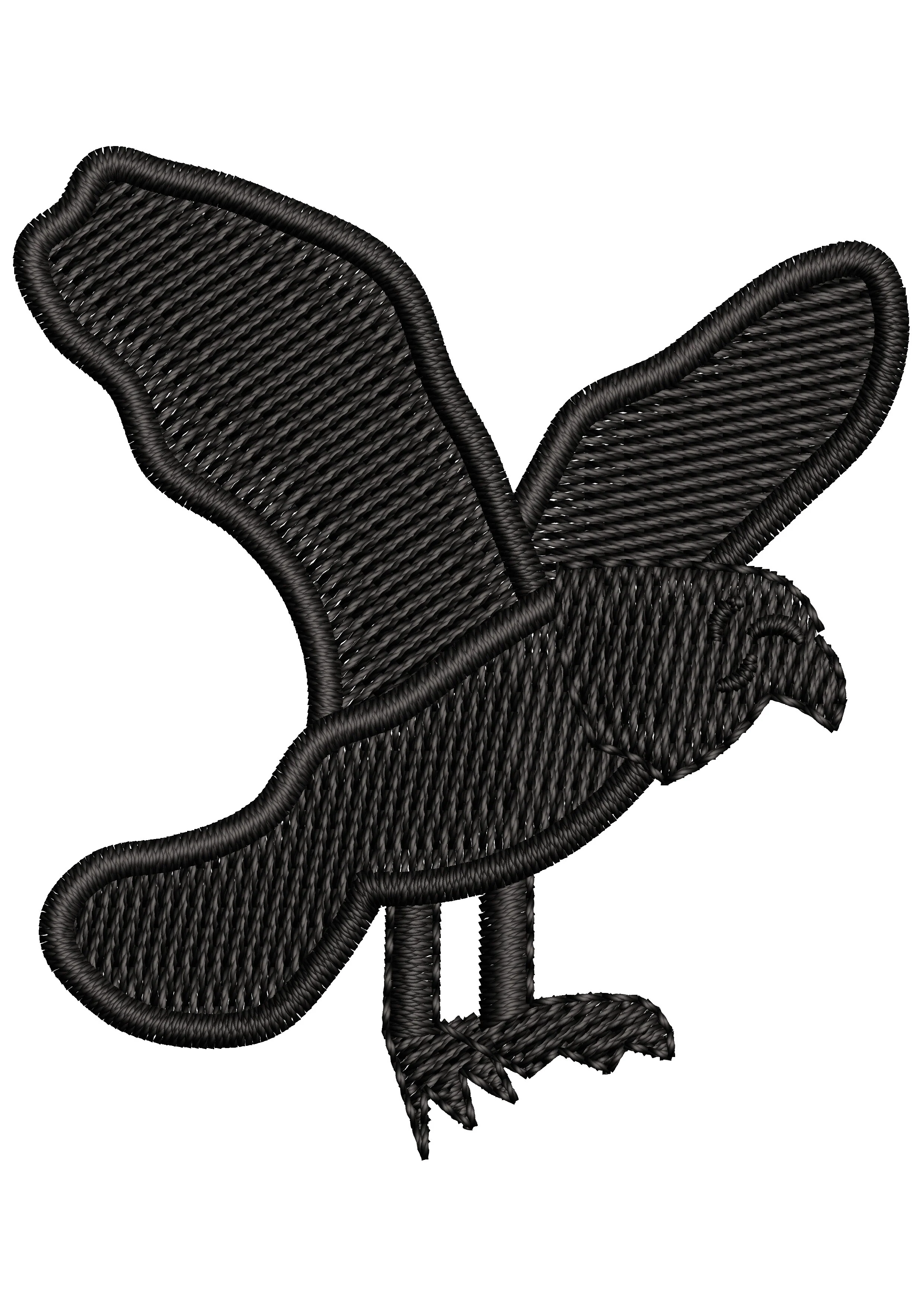 Sky Bird Embroidery Design