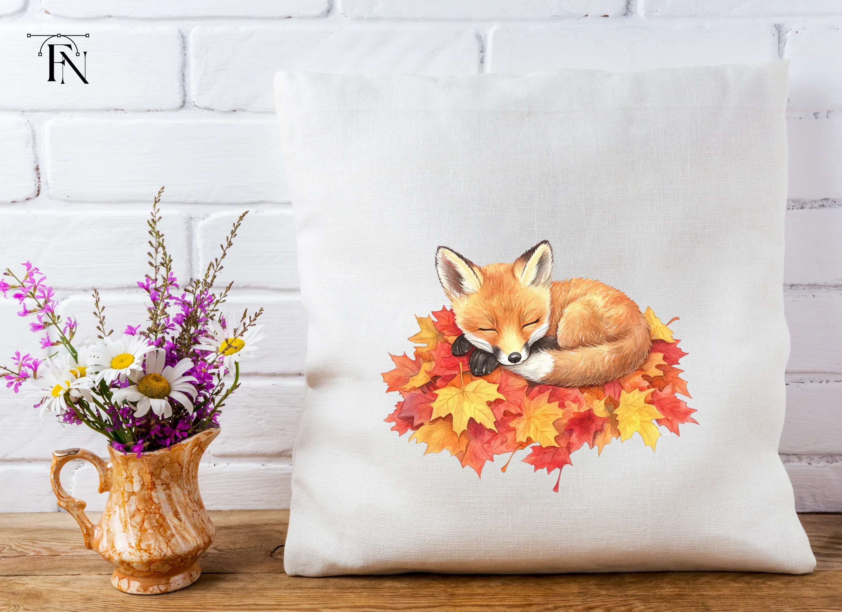 Sleeping Fox Clipart Bundle - Image 5