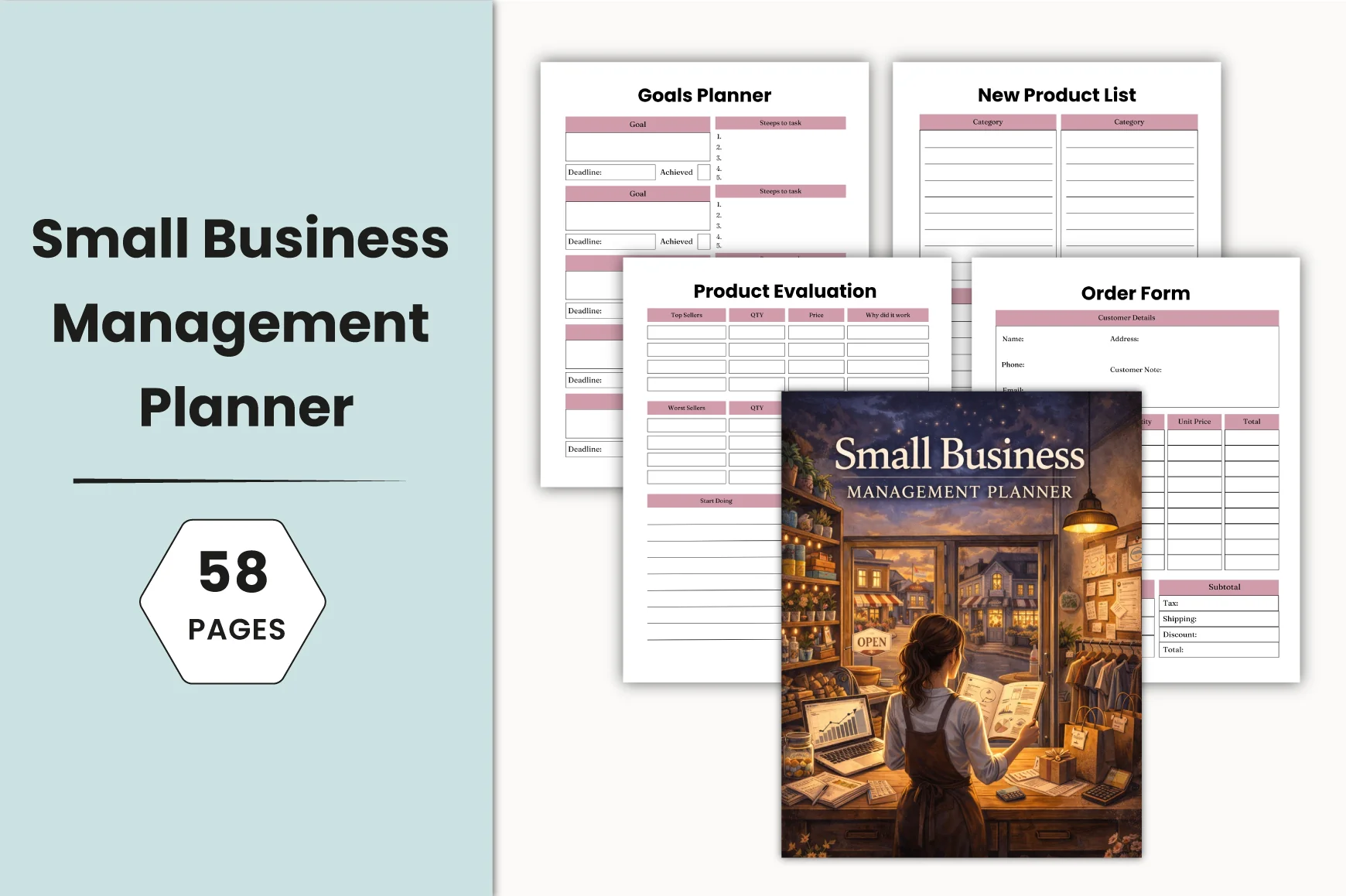 Small Business Management Planner