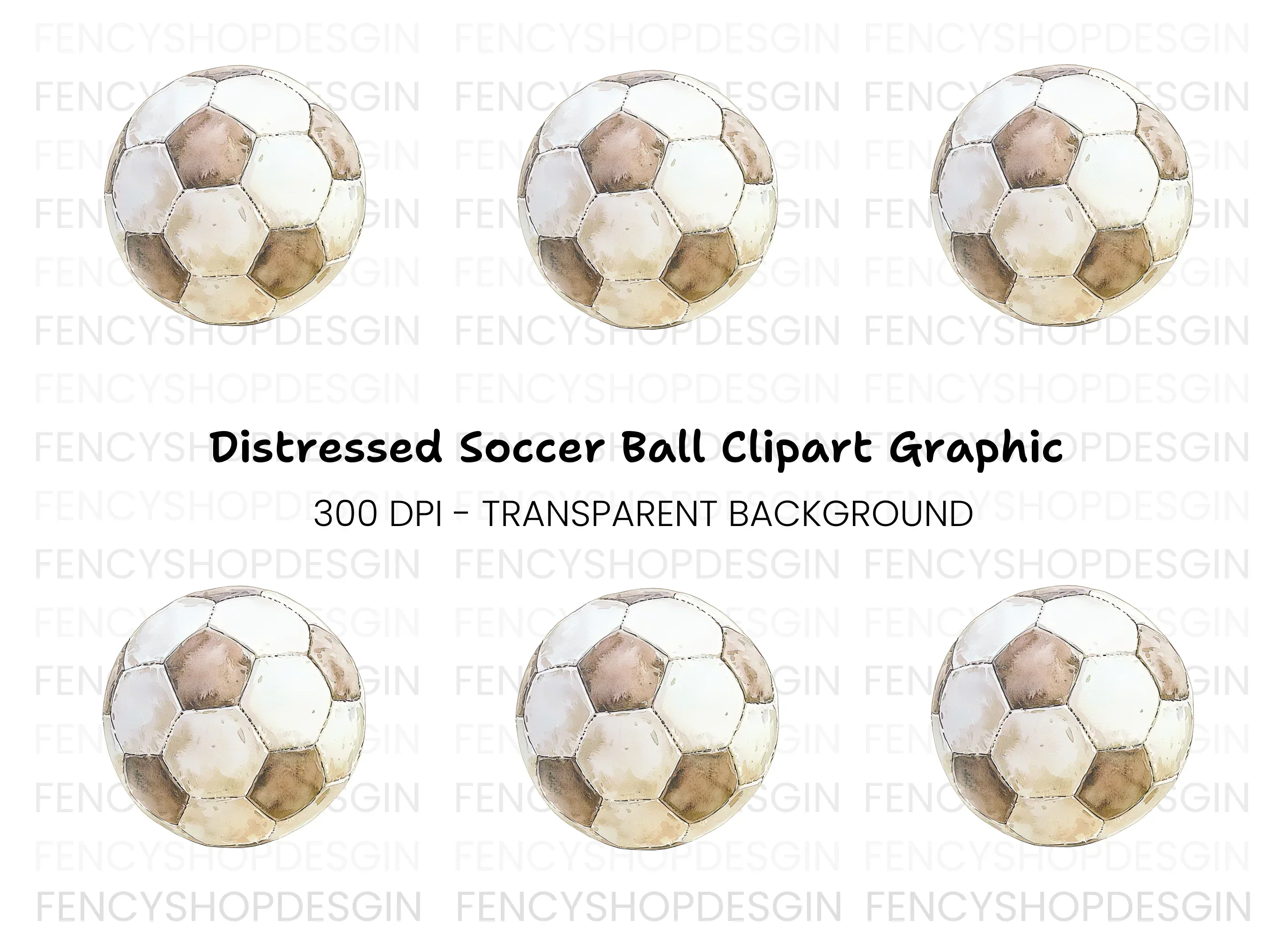 Soccer Ball Clipart Bundle