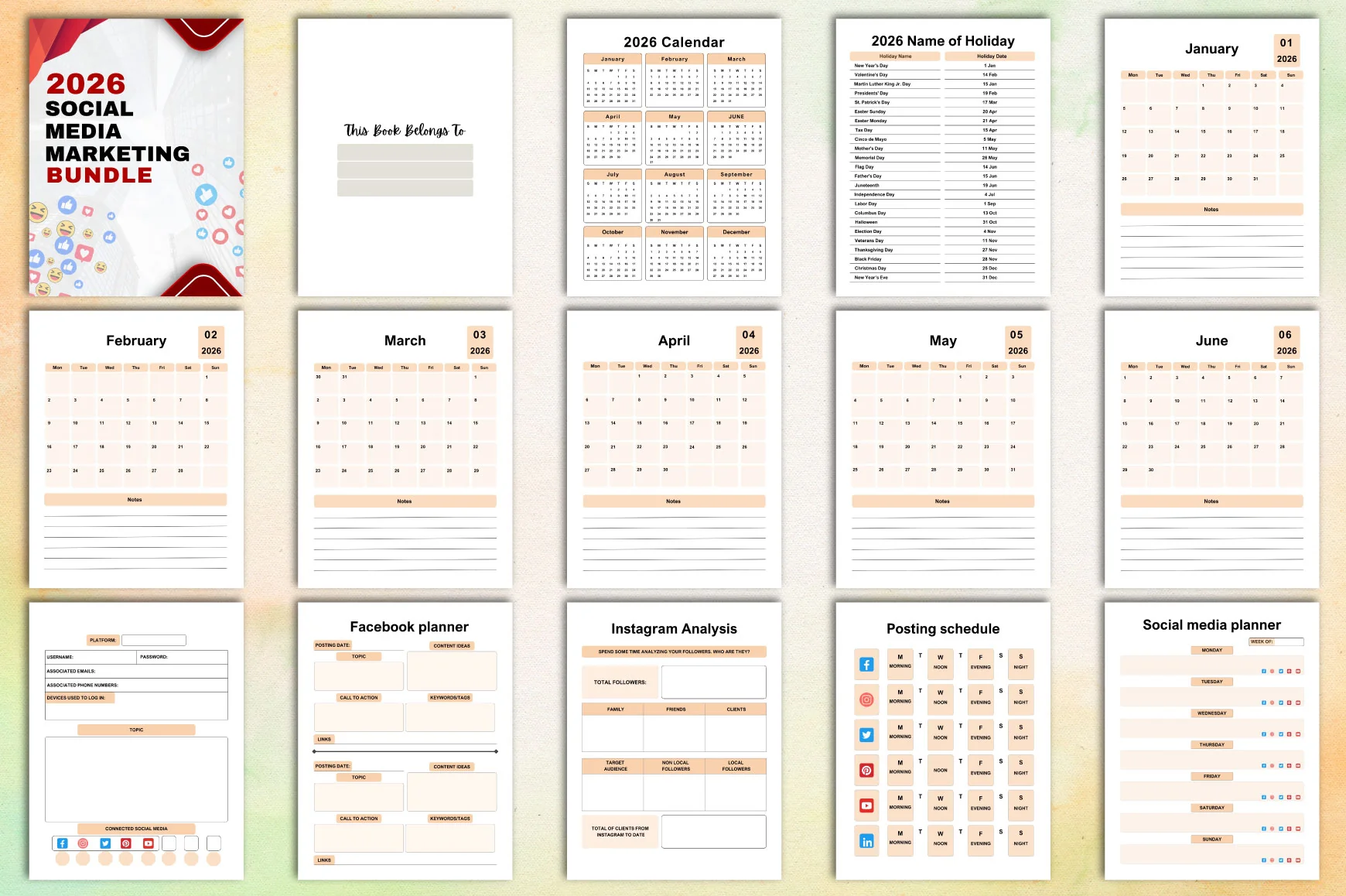 Social Media Marketing Planner - Image 2