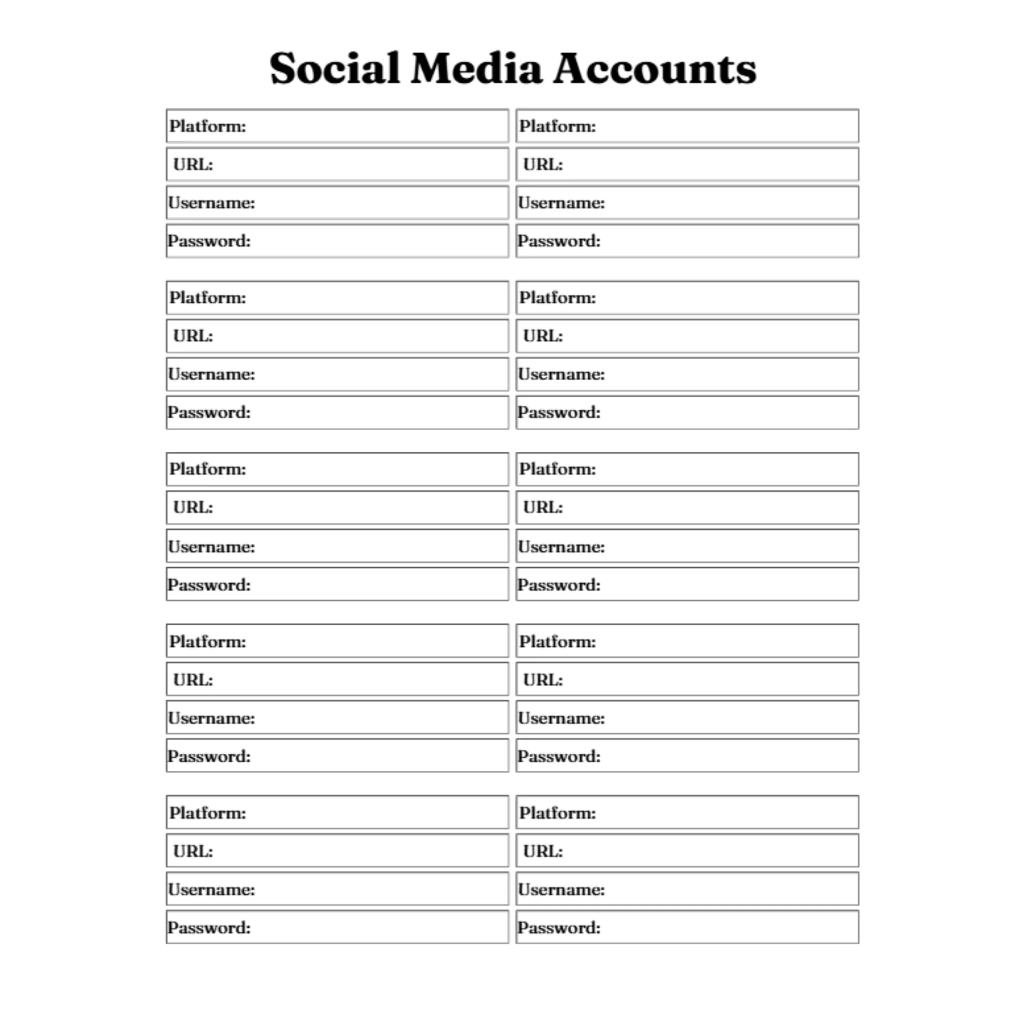 Social Media Post Planner Bundle 19 - Image 3