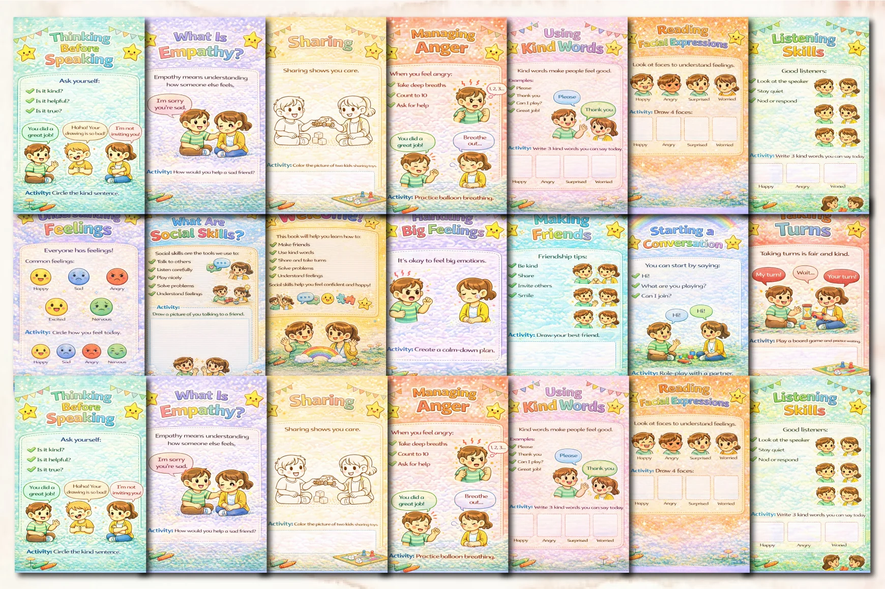Social Skills Builder for Kids Planner - Image 2